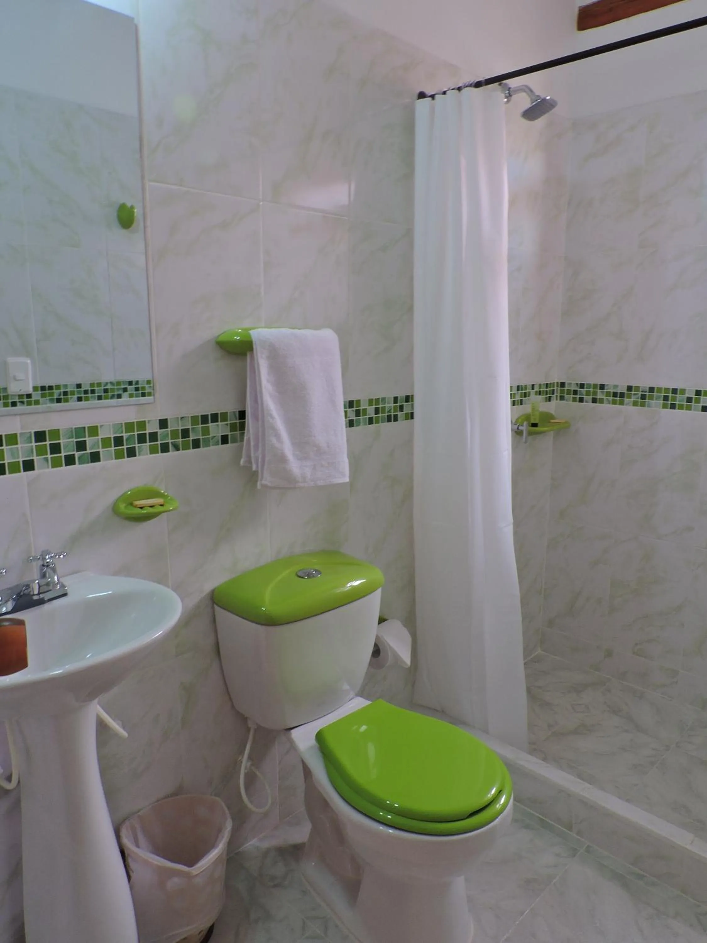 Bathroom in Apartahotel La Gran Familia