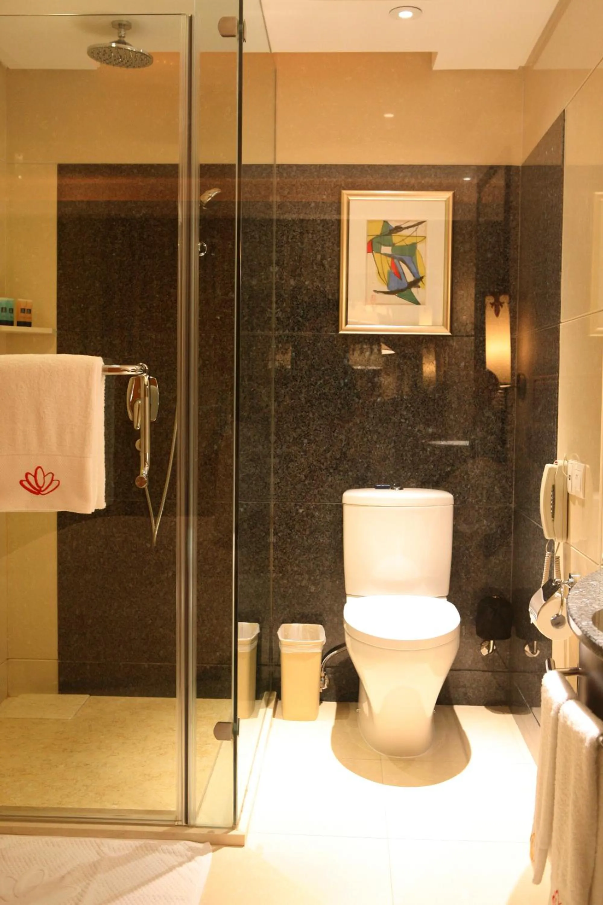 Shower in Dongguan Well Garden Hotel