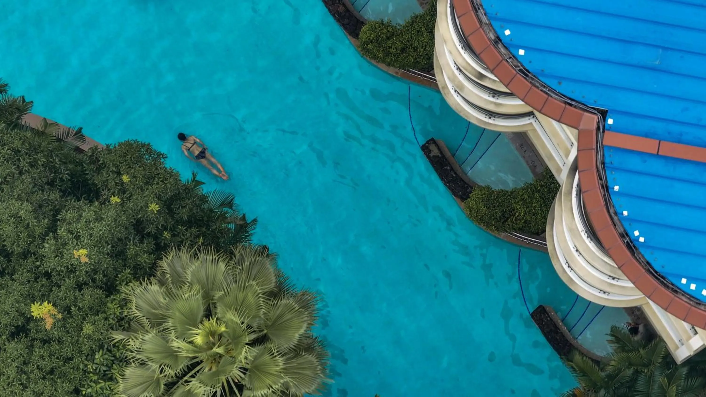 Pool view in The Westin Shimei Bay Resort
