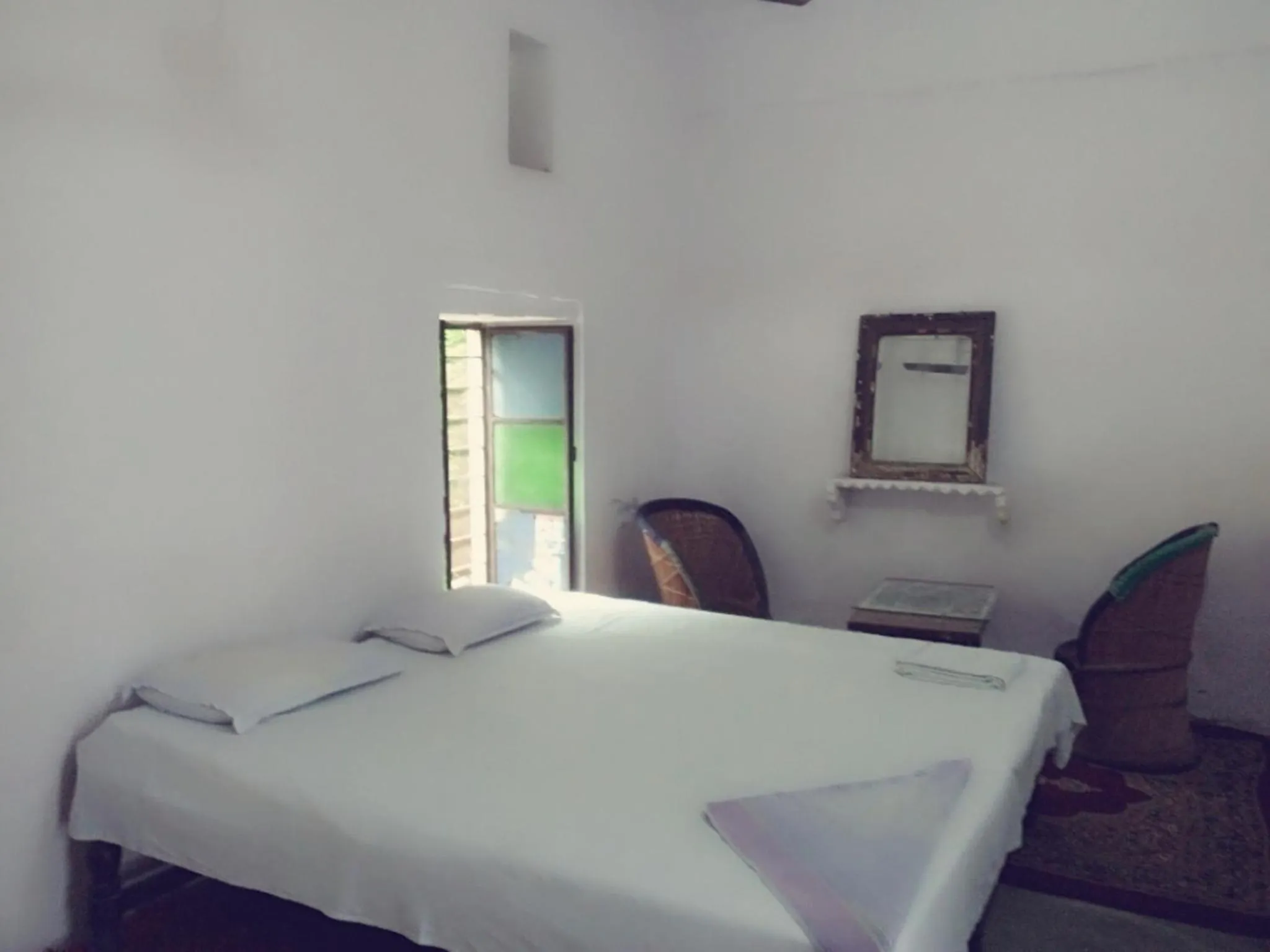 Bed in Haveli Uma Megh Tourist Guest House