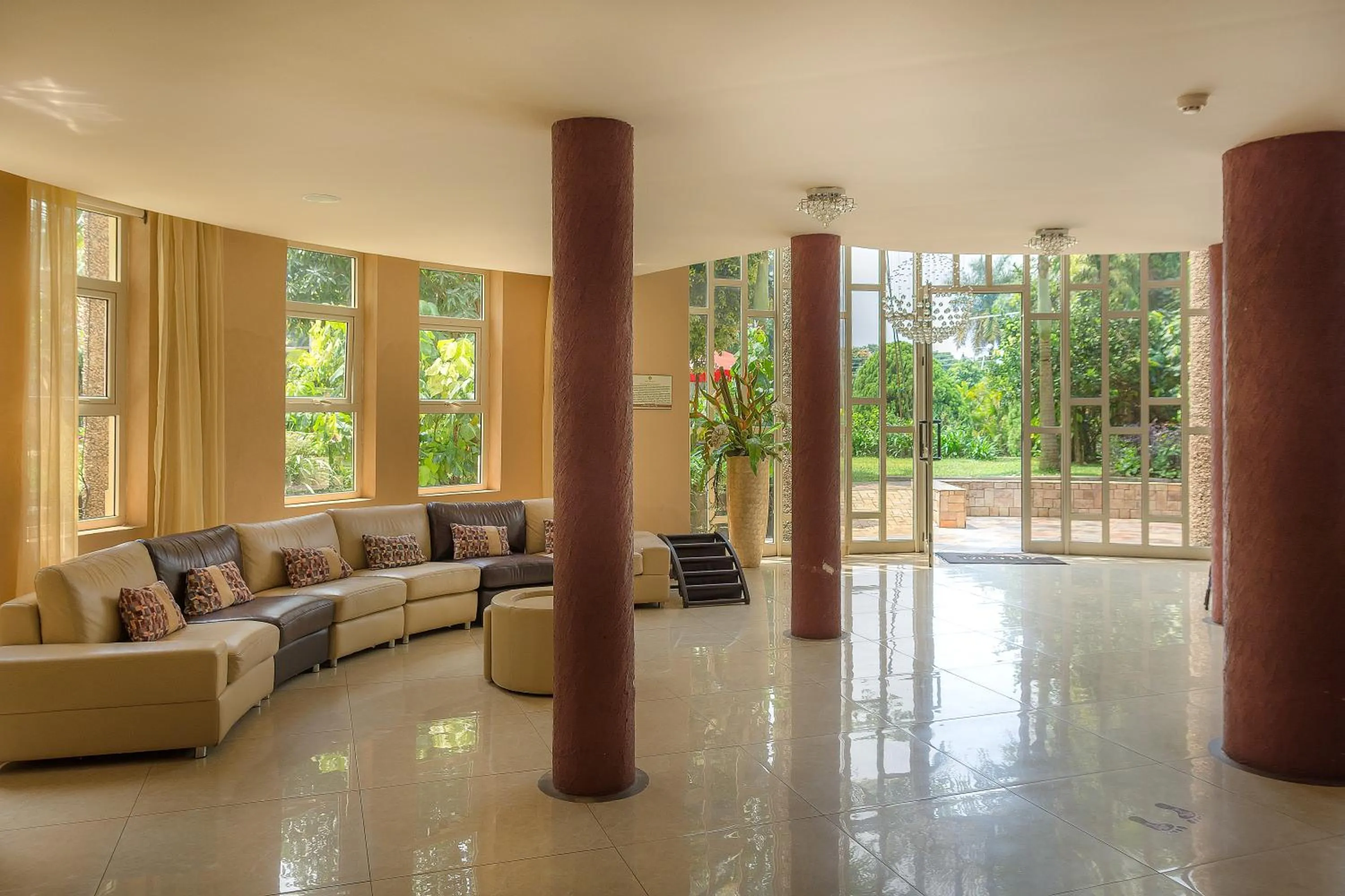 Lobby or reception in Imperial Heights Hotel, Entebbe
