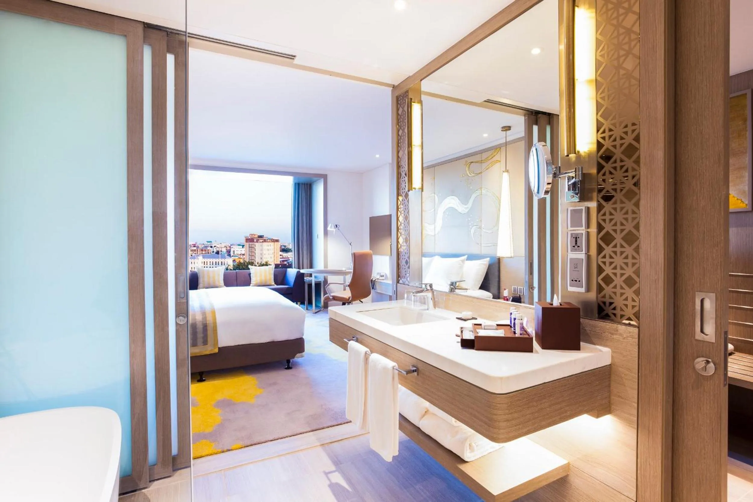 Photo of the whole room, Bed in Crowne Plaza Vientiane by IHG