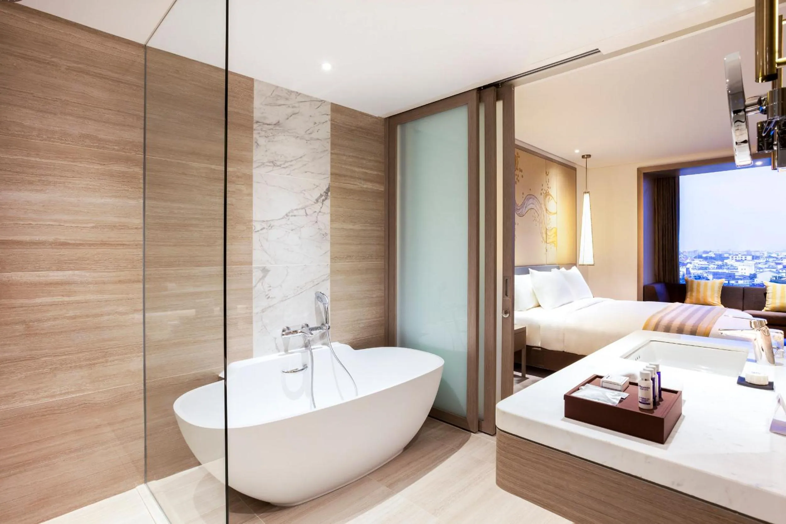 Photo of the whole room, Bed in Crowne Plaza Vientiane by IHG