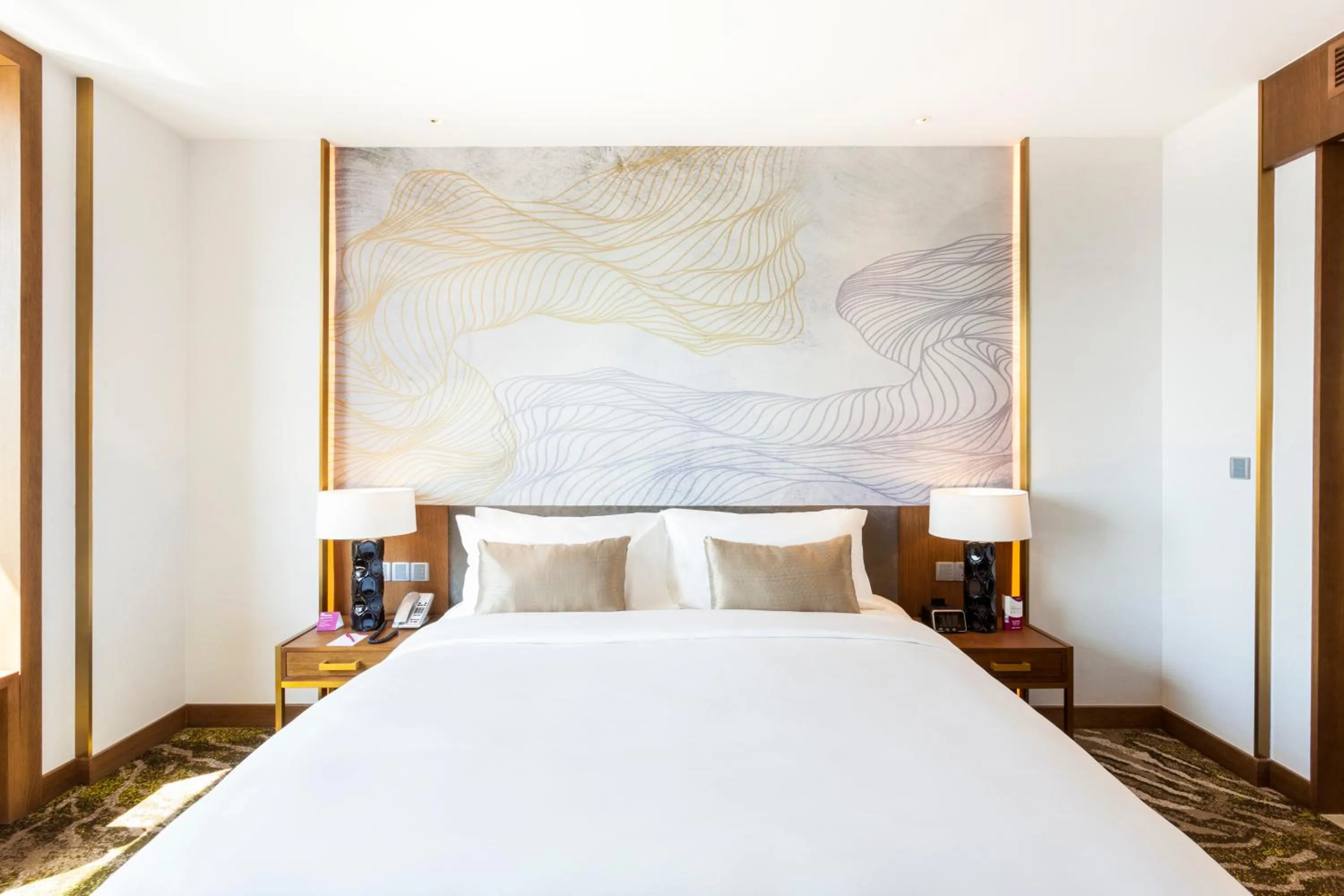 Bed in Crowne Plaza Vientiane by IHG