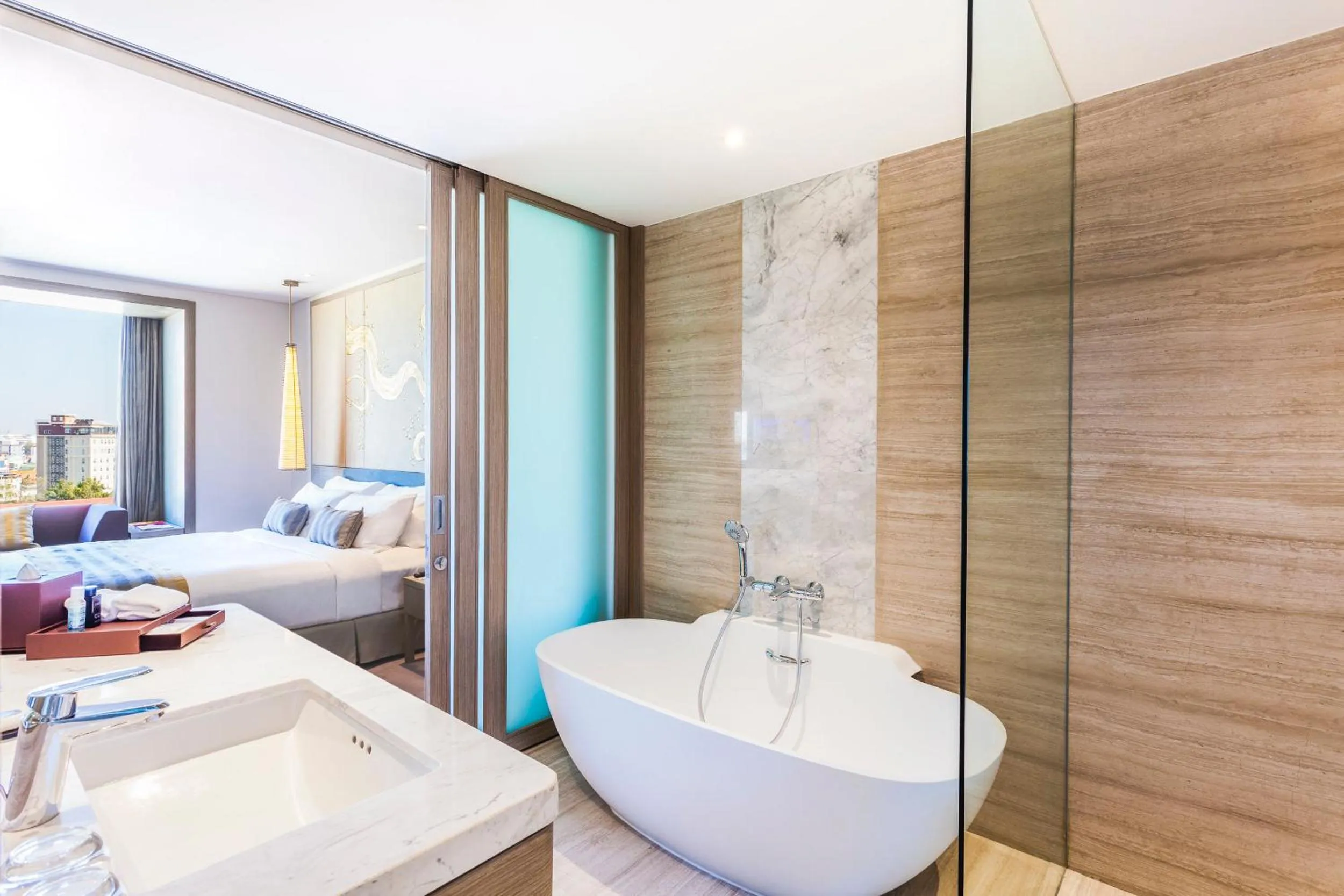 Photo of the whole room, Bed in Crowne Plaza Vientiane by IHG