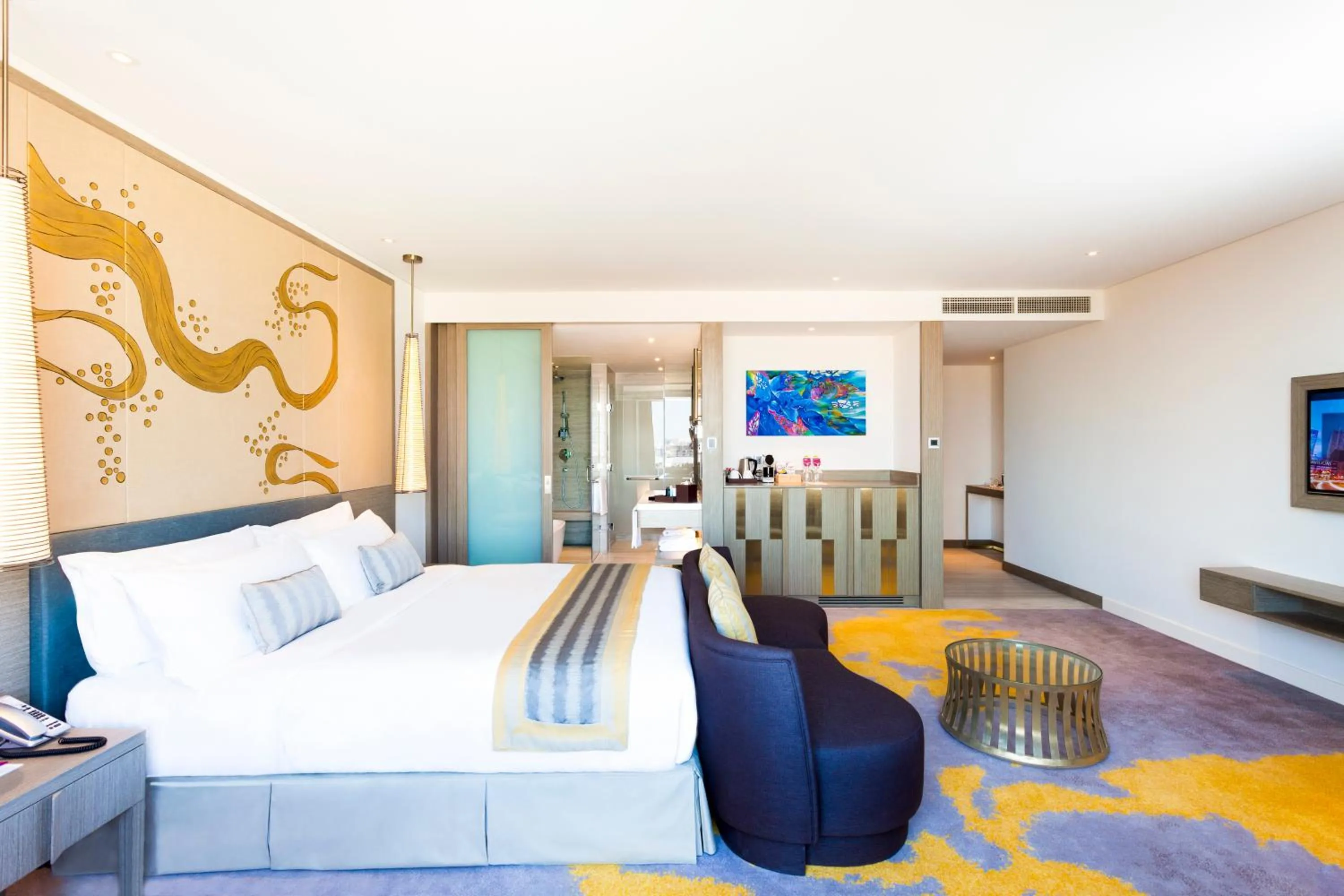 Bed in Crowne Plaza Vientiane by IHG