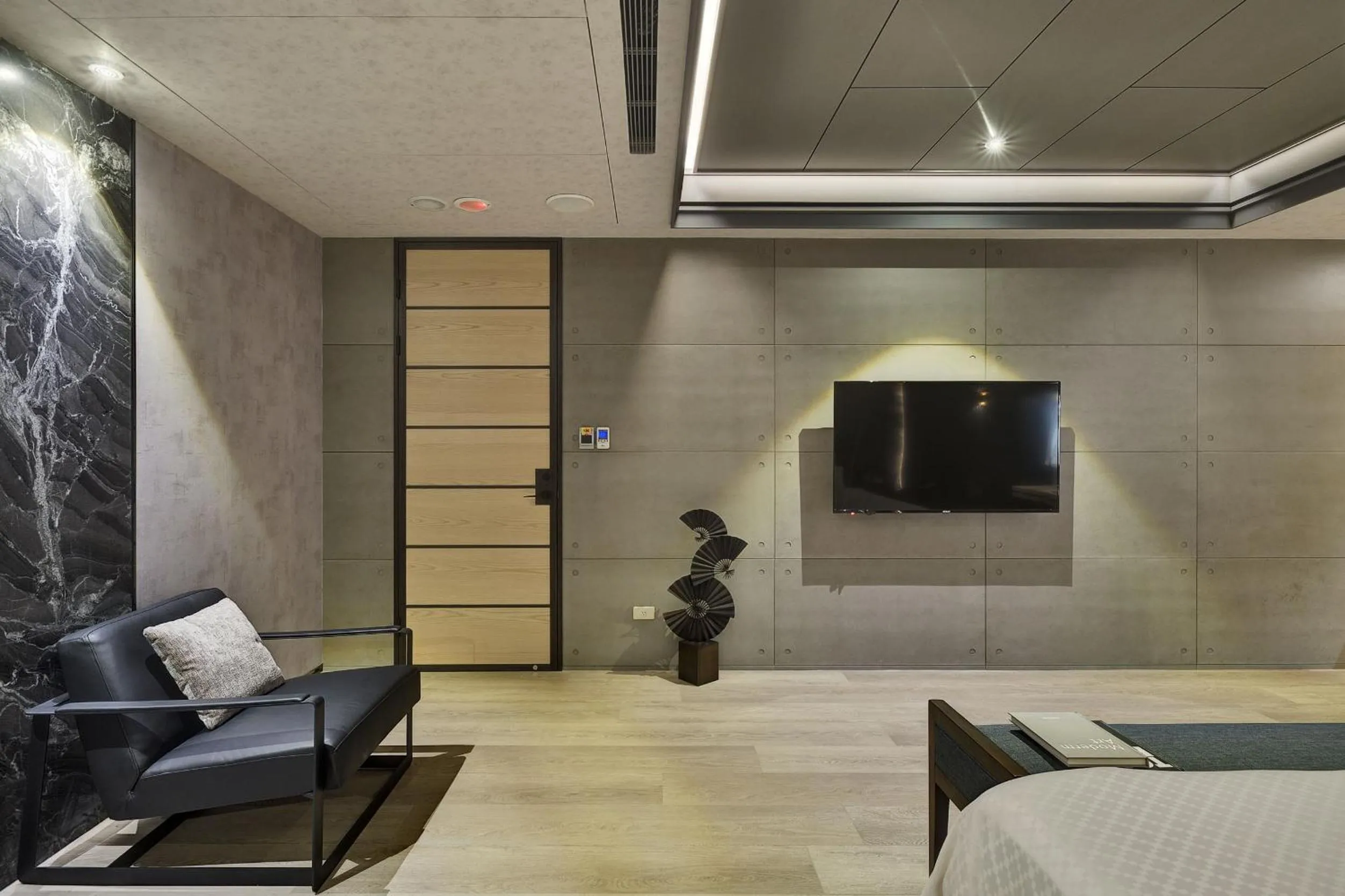 Communal lounge/ TV room in Merry Day Motel Zhonghe Branch