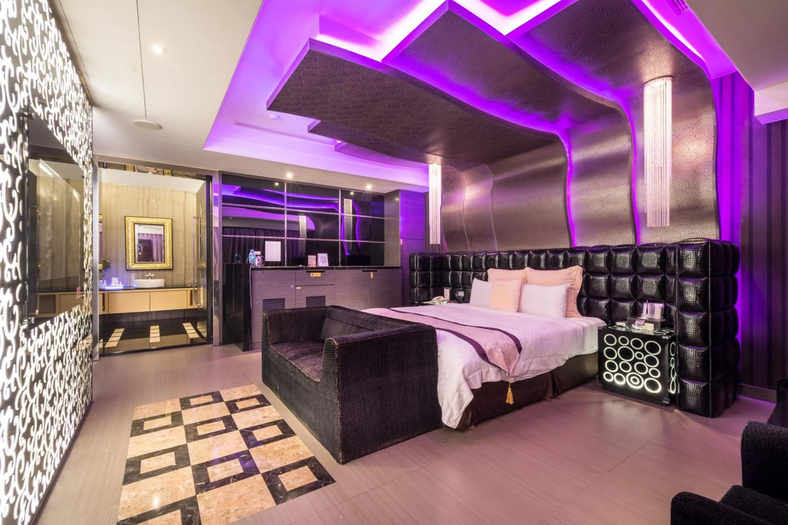 Bed in Merry Day Motel Zhonghe Branch