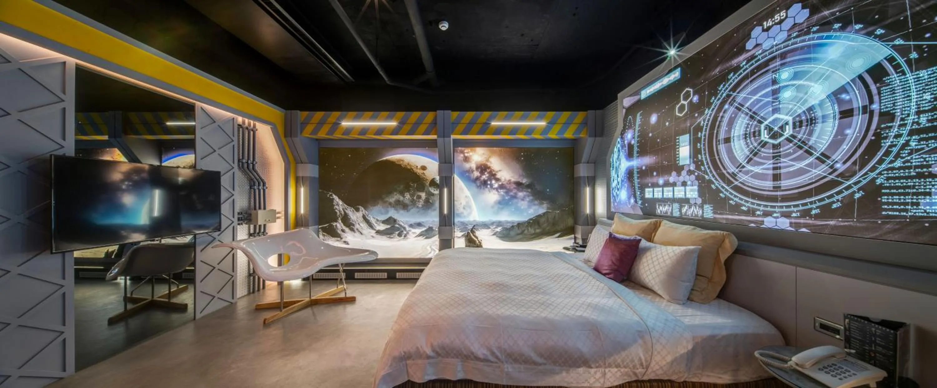 Bed in Merry Day Motel Zhonghe Branch