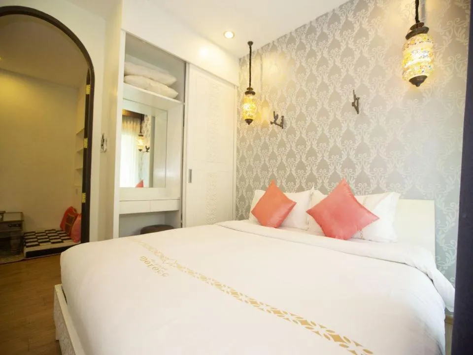 Bed in The Grand Morocc Hotel