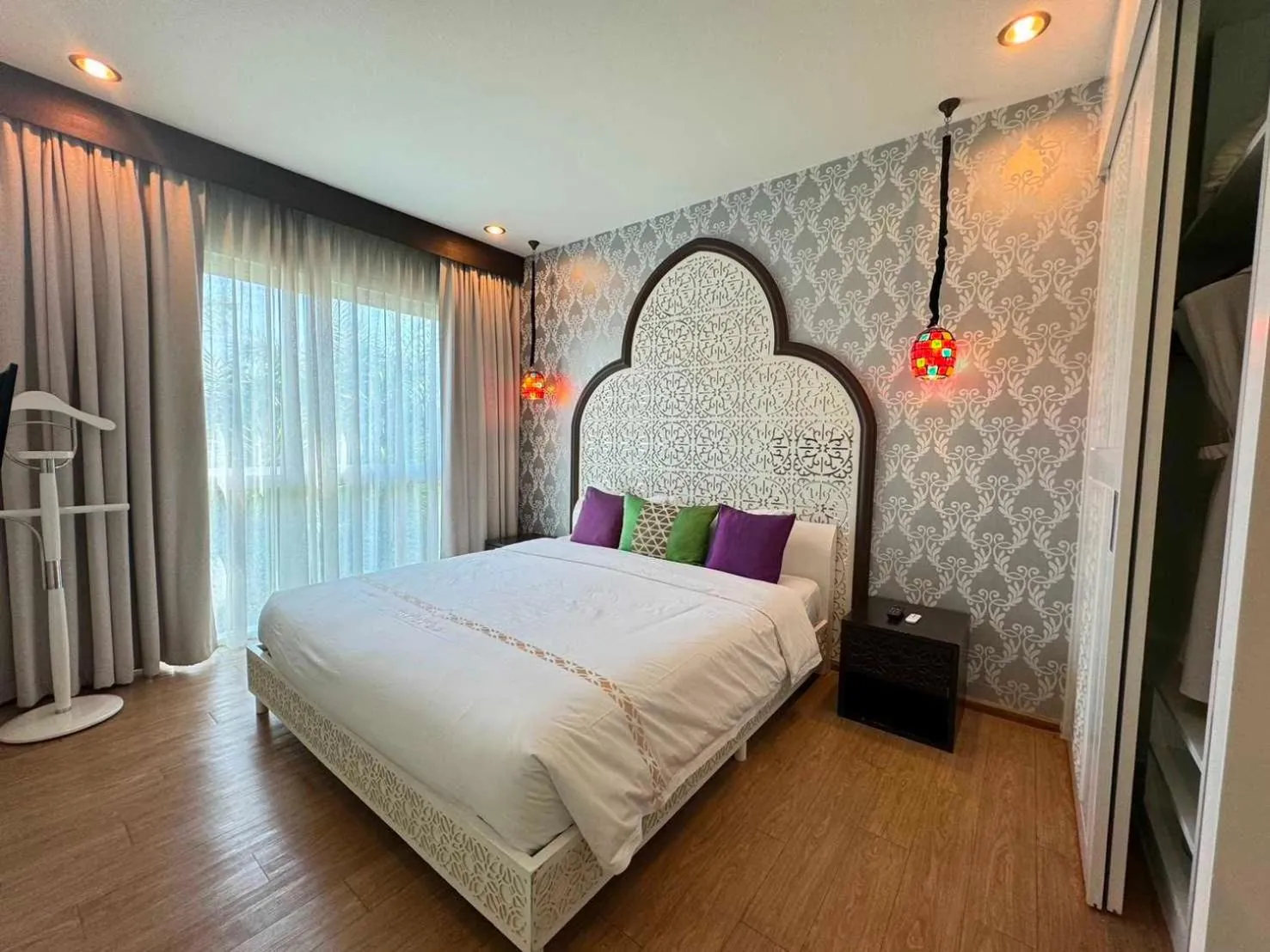 Bathroom, Bed in The Grand Morocc Hotel