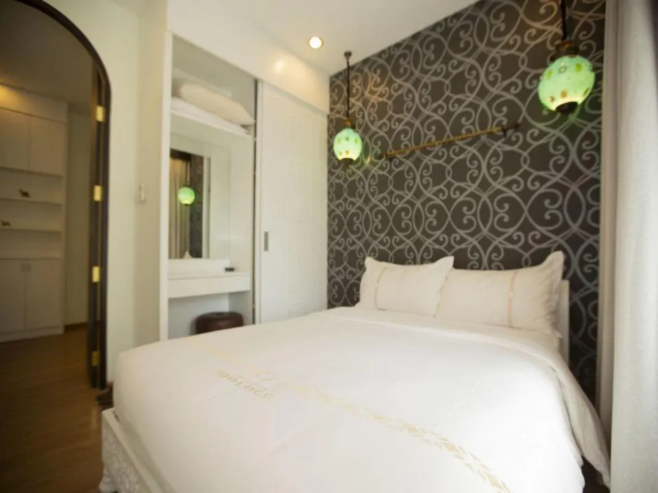 Bed in The Grand Morocc Hotel