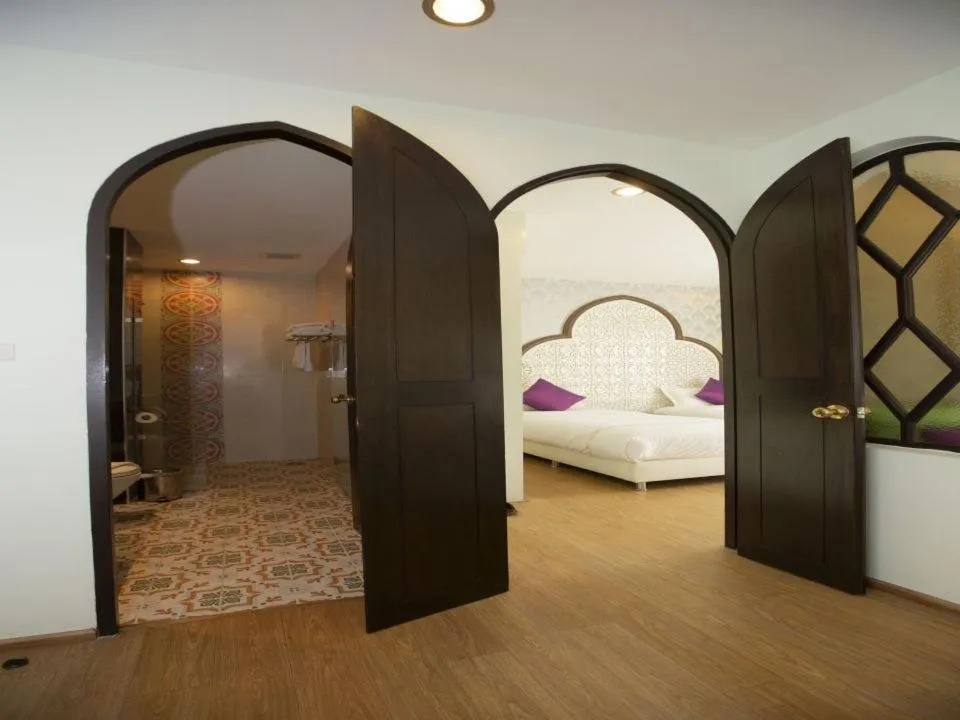 Bed in The Grand Morocc Hotel