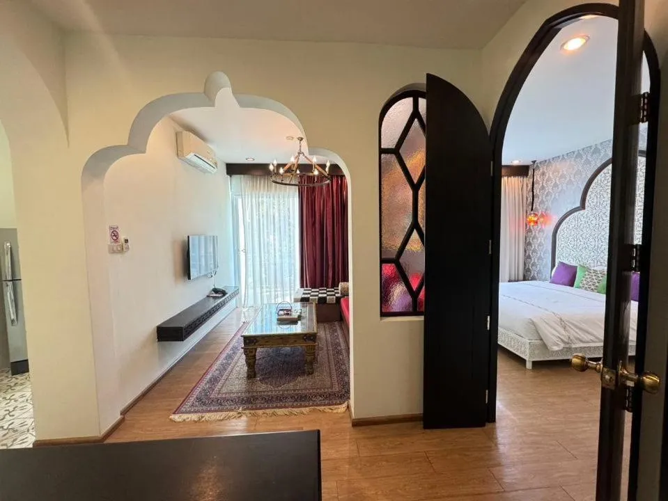 Bed in The Grand Morocc Hotel