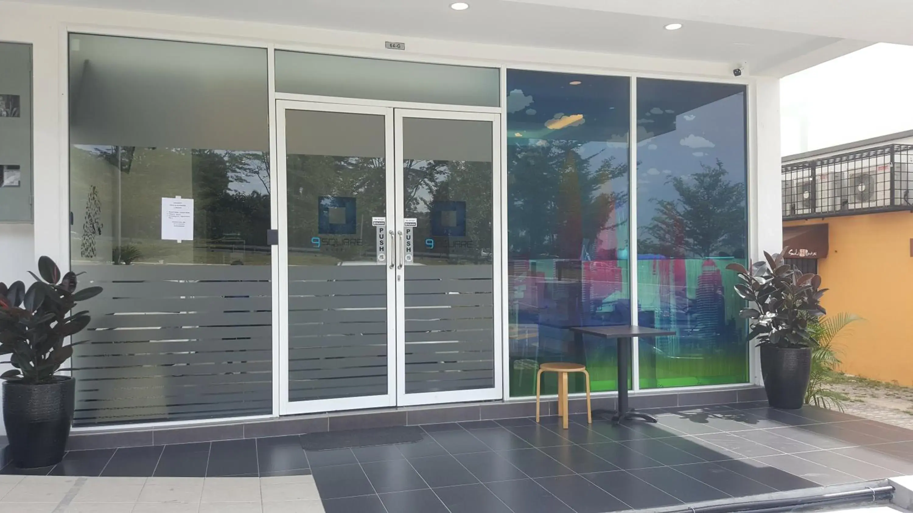 Facade/entrance in 9 Square Hotel - Seri Kembangan Facade/entrance in 9 Square Hotel - Seri Kembangan