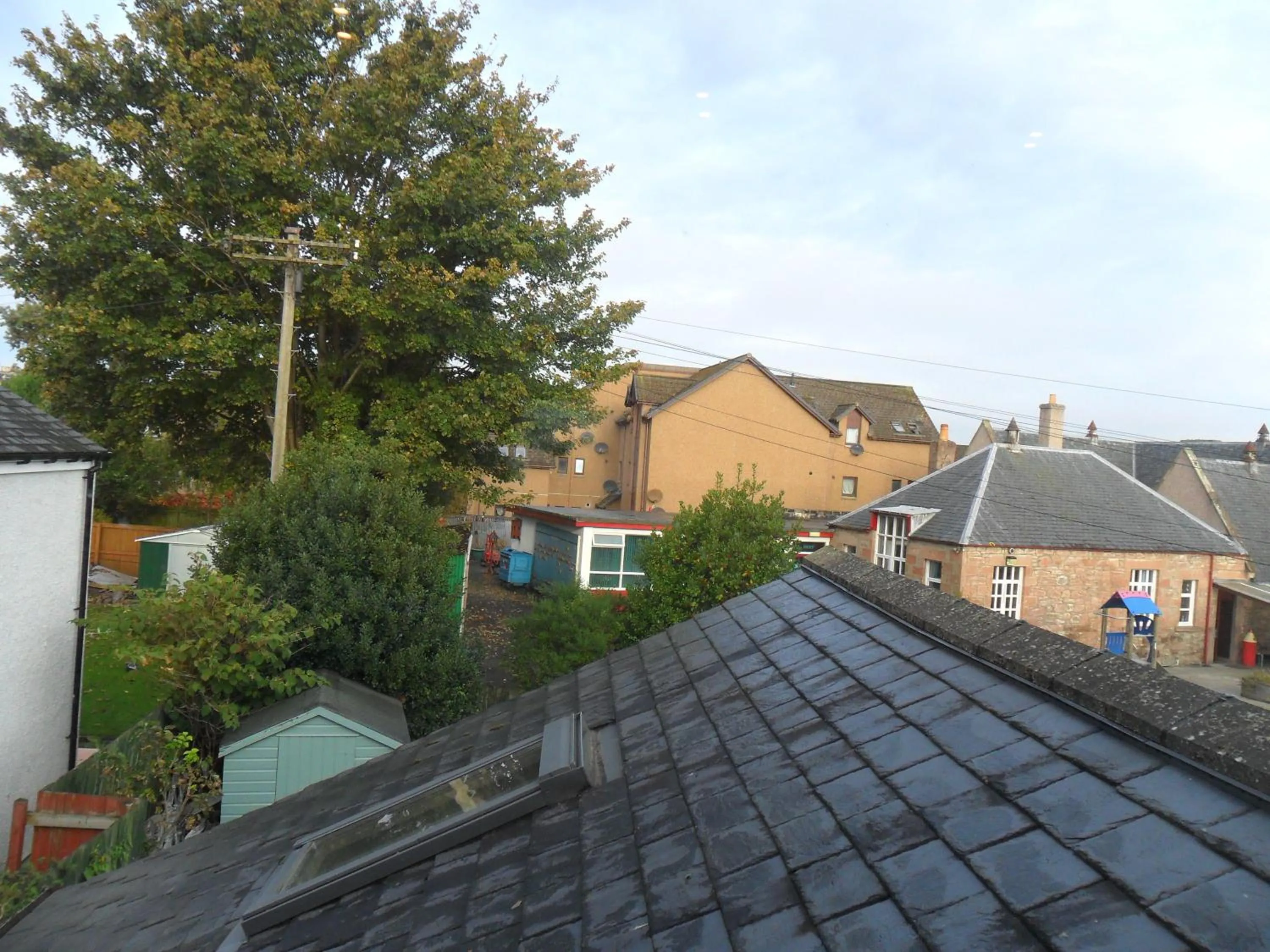 Garden view in Dunskaith Villa