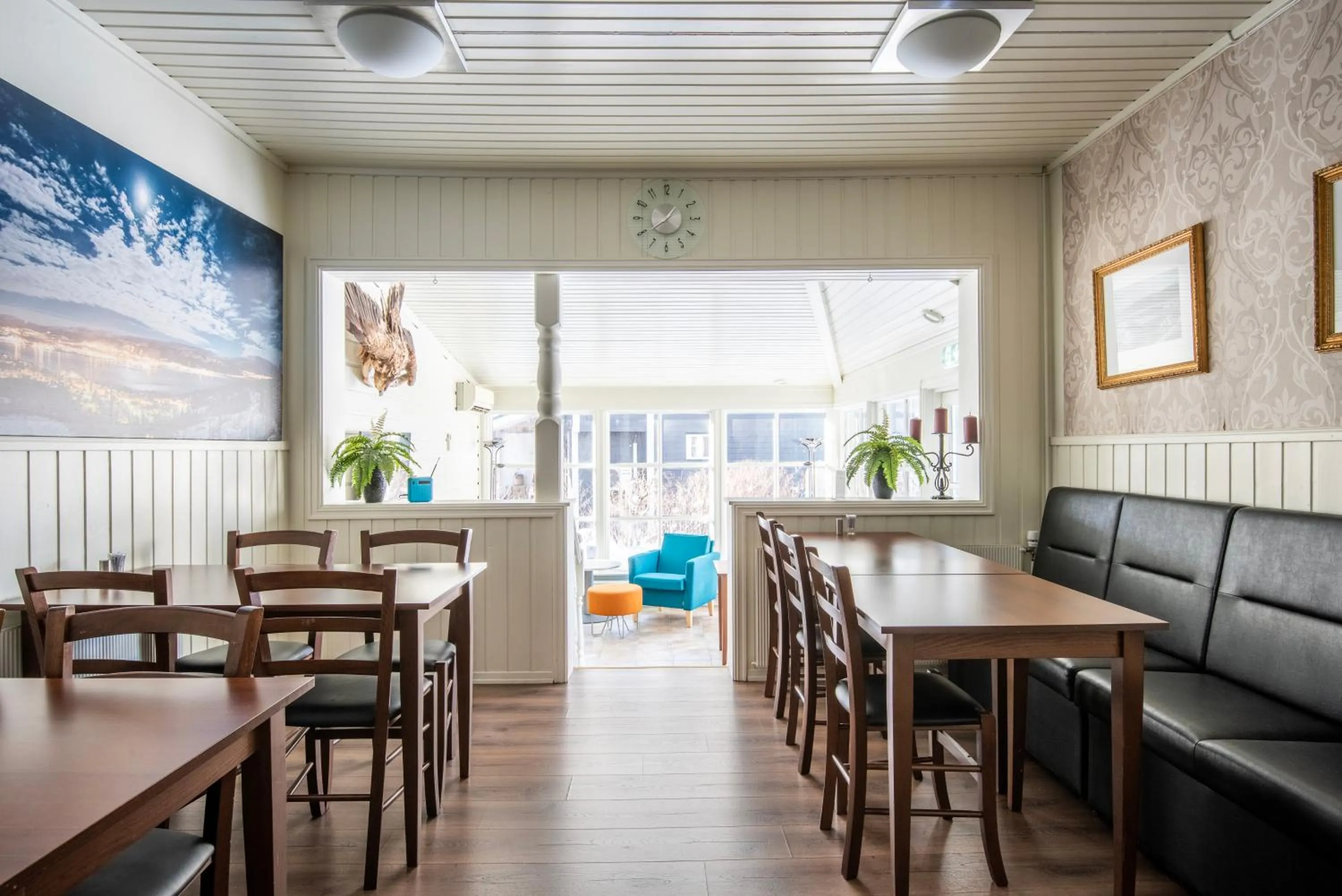 Seating area in Mo Gjestegård