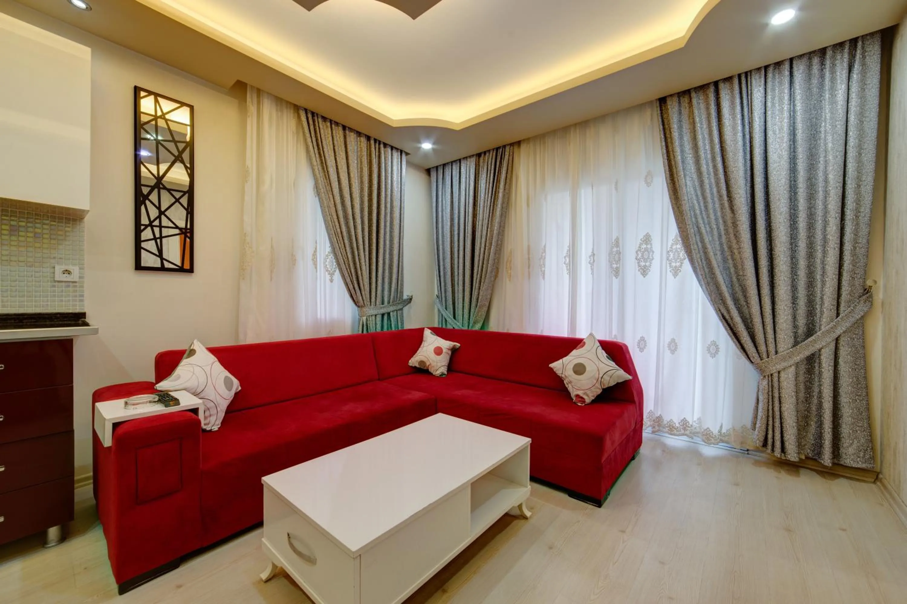 Living room in Mersin Vip House Hotel