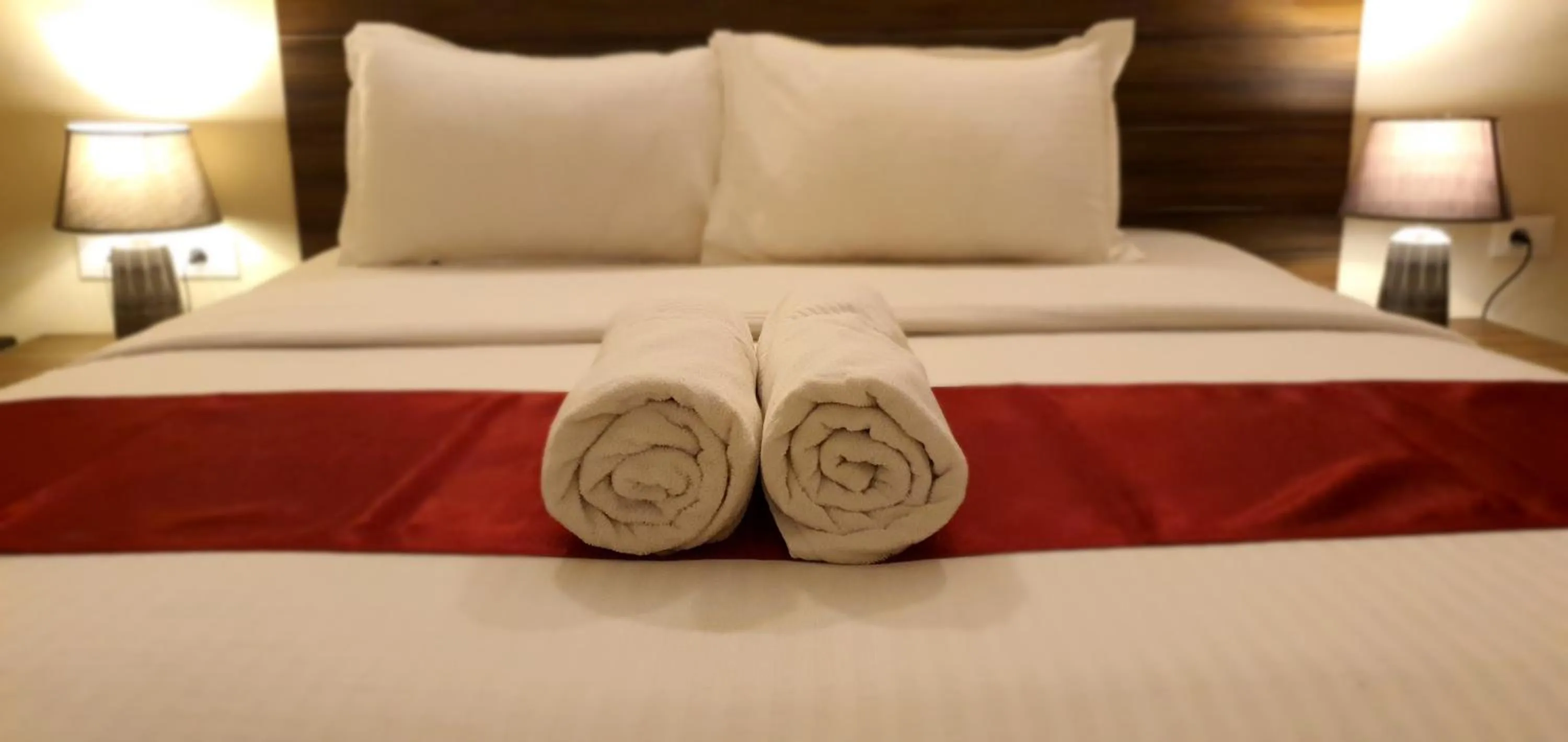 towels, Bed in Hotel Belle Vie