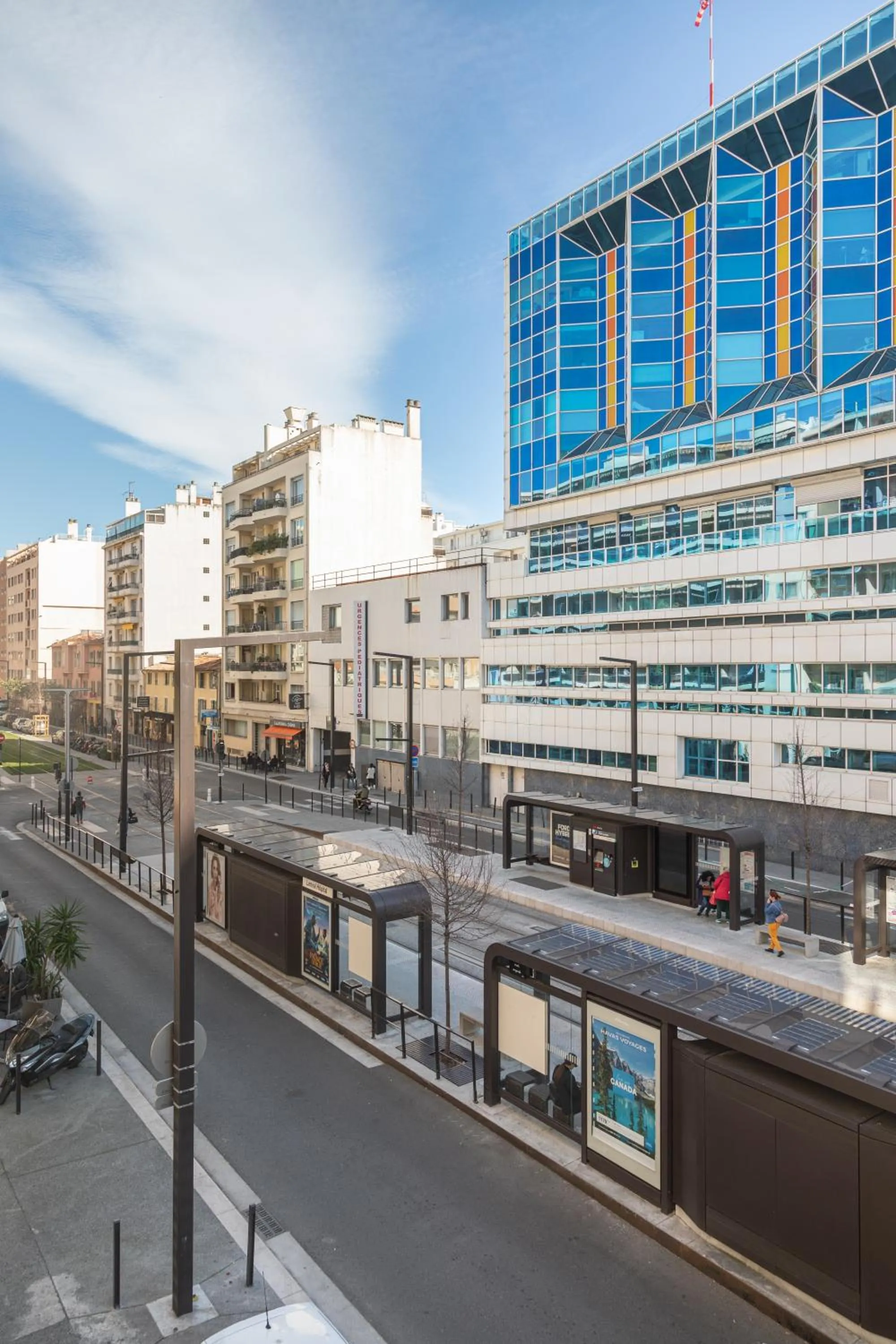 City view in Cosy apartment Promenade des Anglais