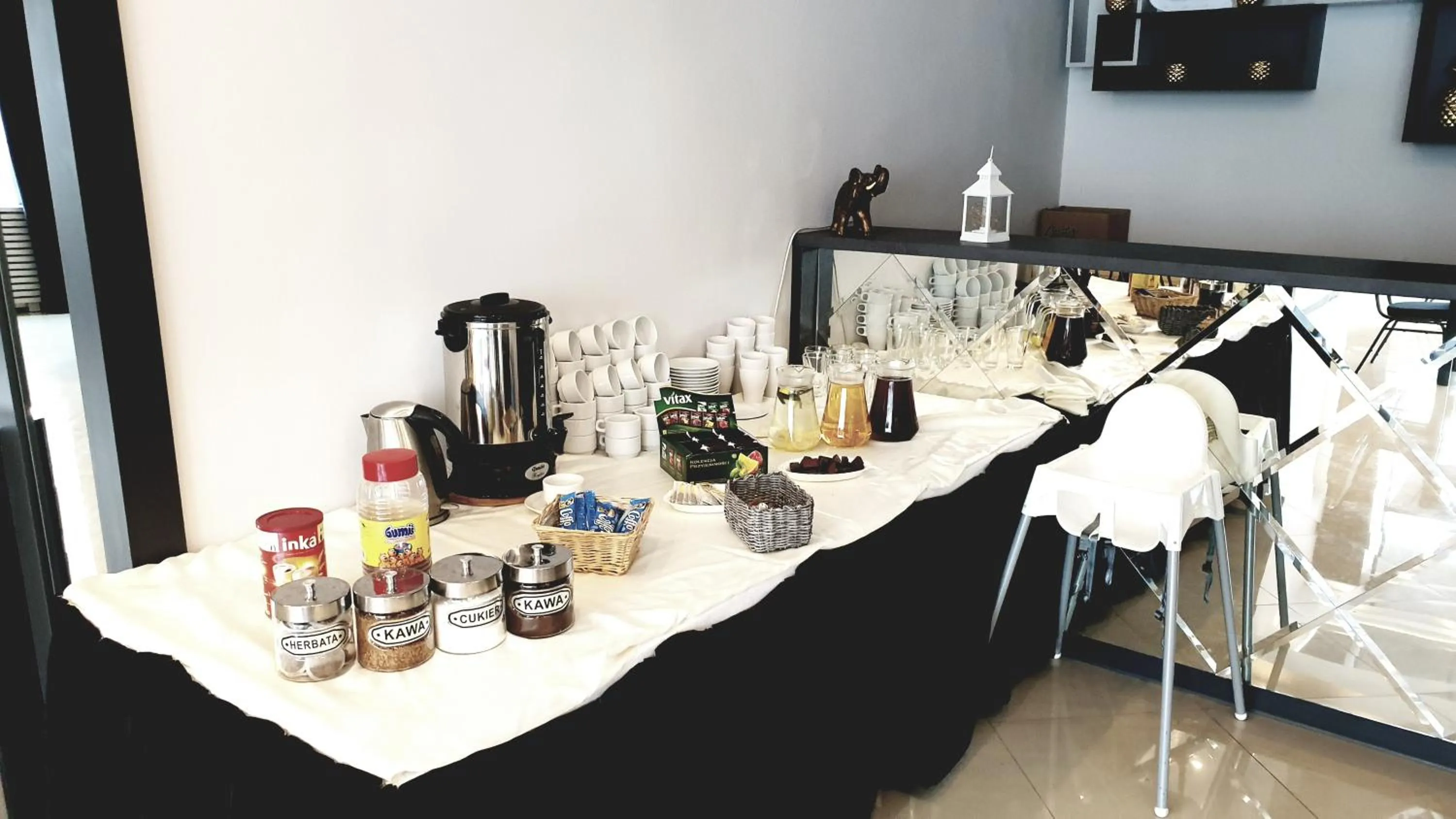 Coffee/tea facilities in Hotel Bukowiec