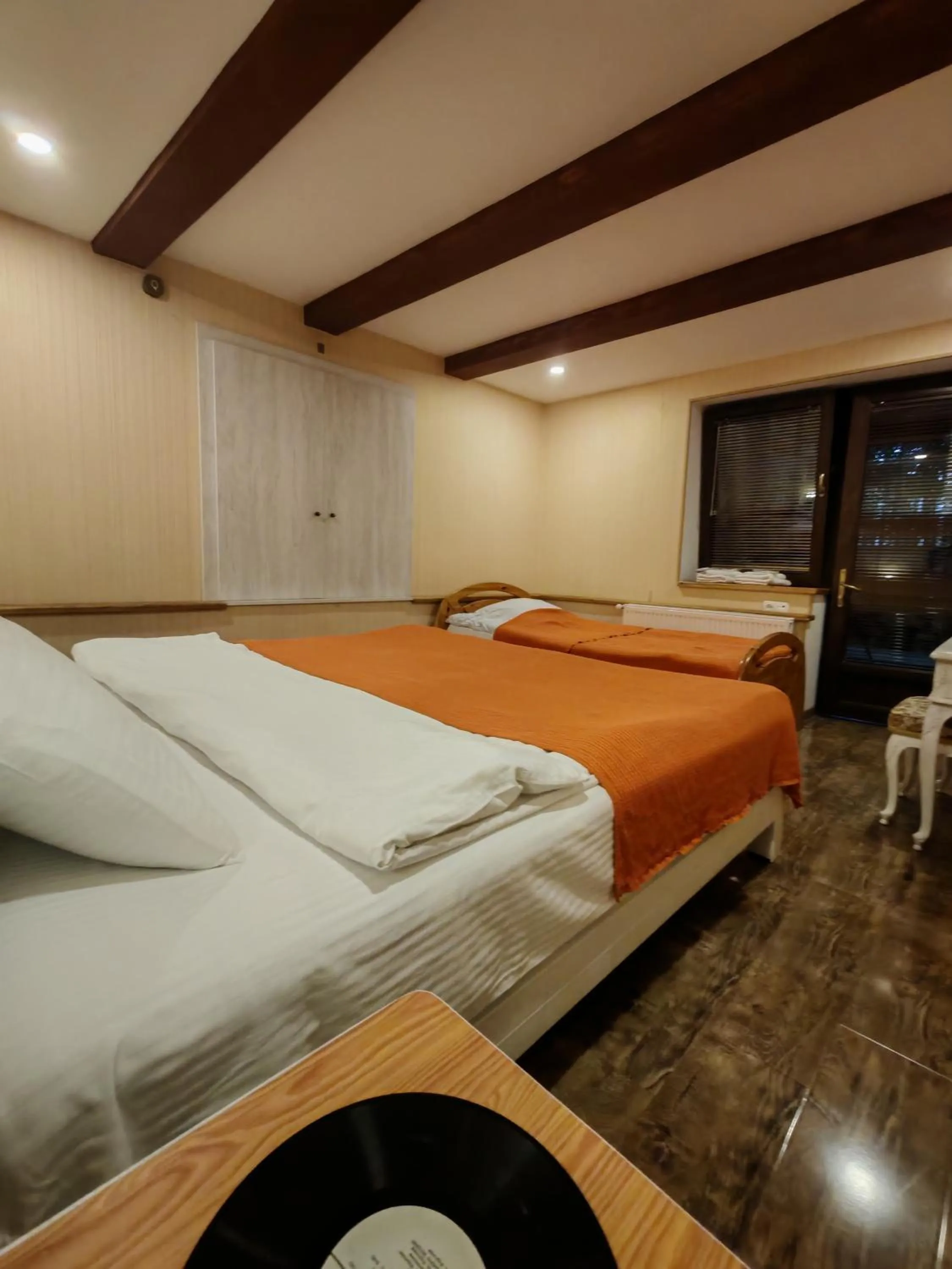 Bed in Qilimcha's Guesthouse-Art Museum