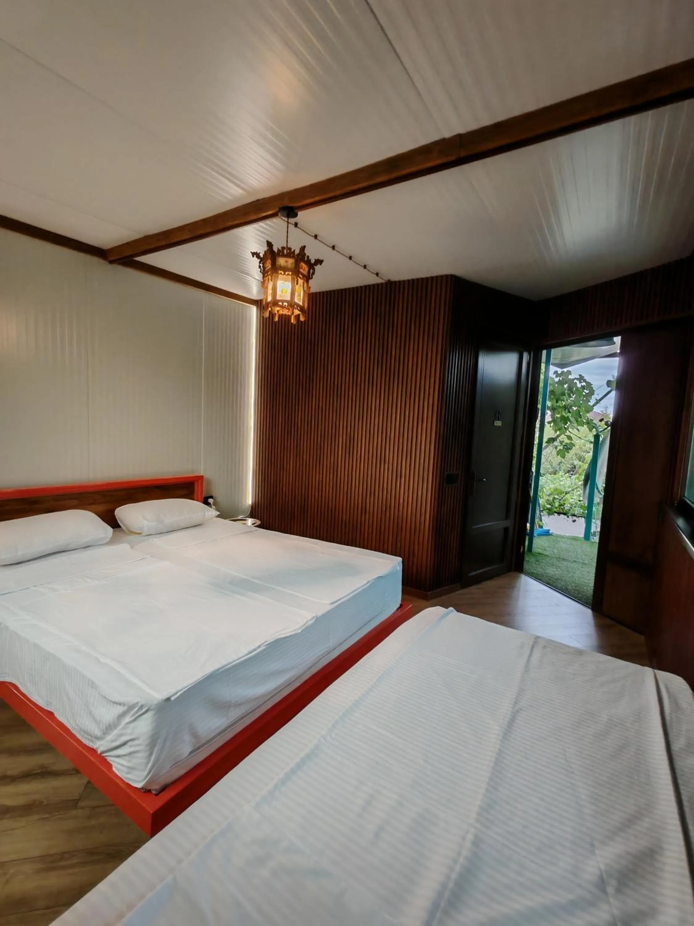 Bed in Qilimcha's Guesthouse-Art Museum