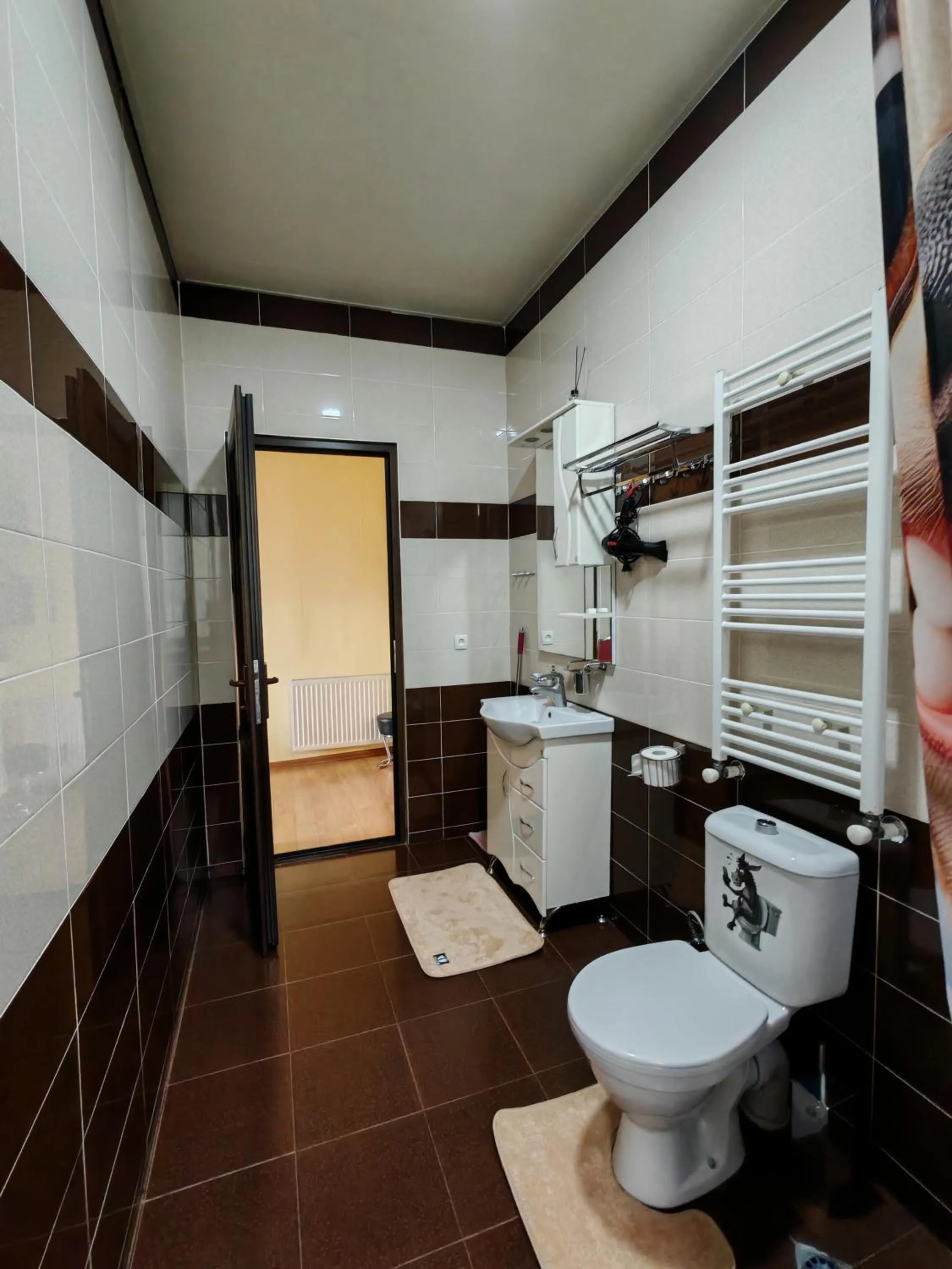 Toilet in Qilimcha's Guesthouse-Art Museum