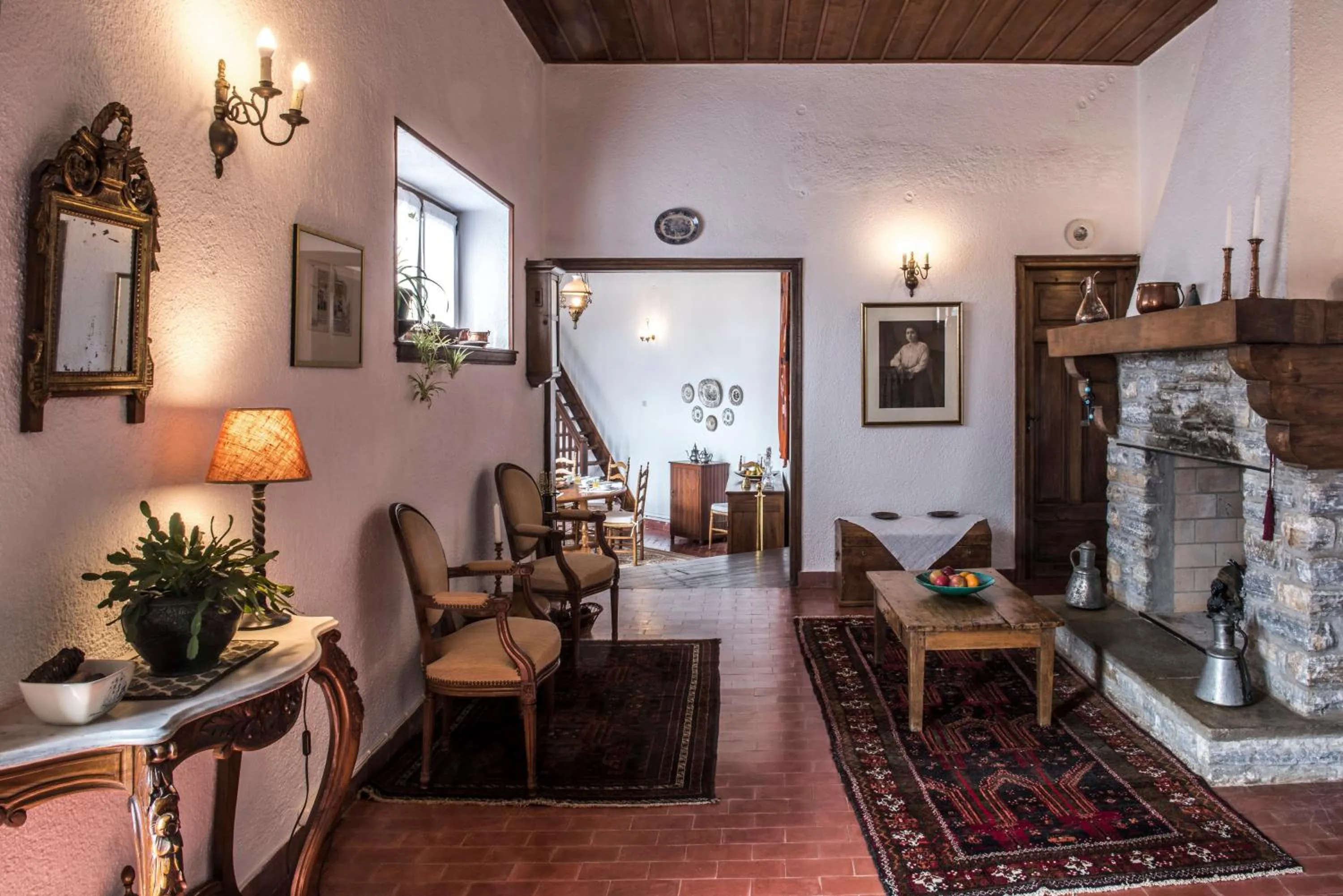 Living room in Arxontiko Mytilineou - Skretaion