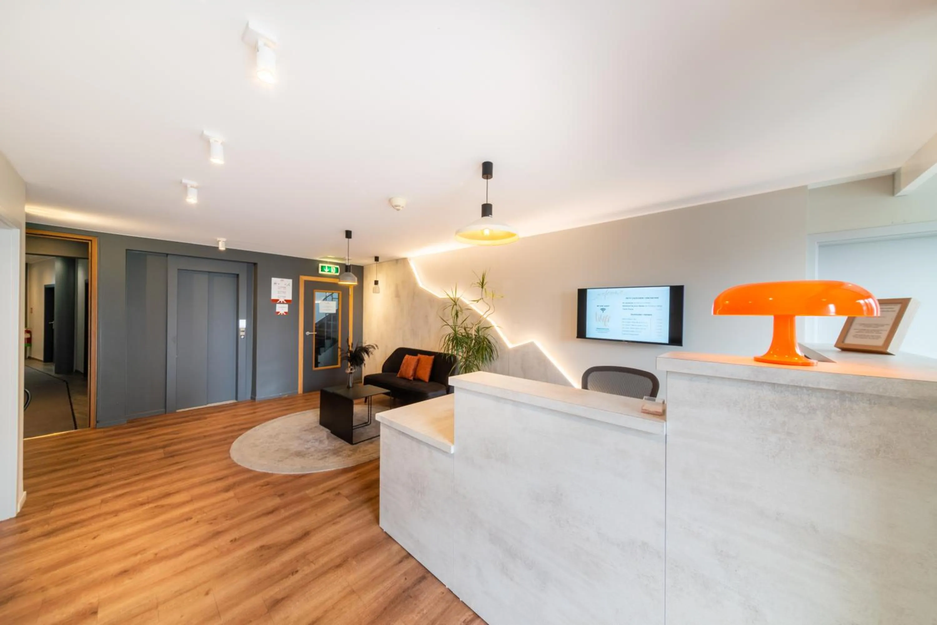 Lobby or reception in Mandarina Hotel Luxembourg Strassen