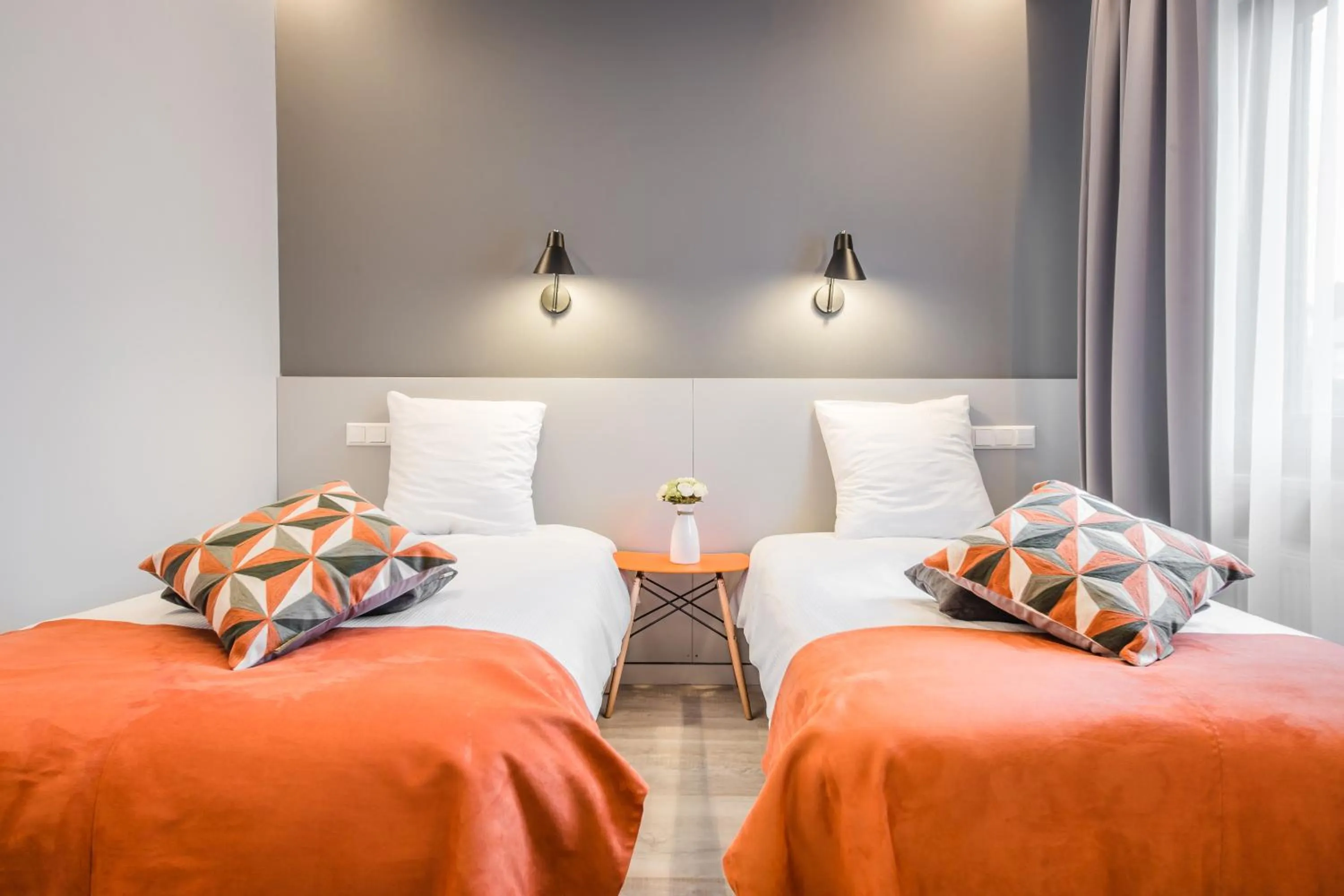 Bed in Mandarina Hotel Luxembourg Strassen