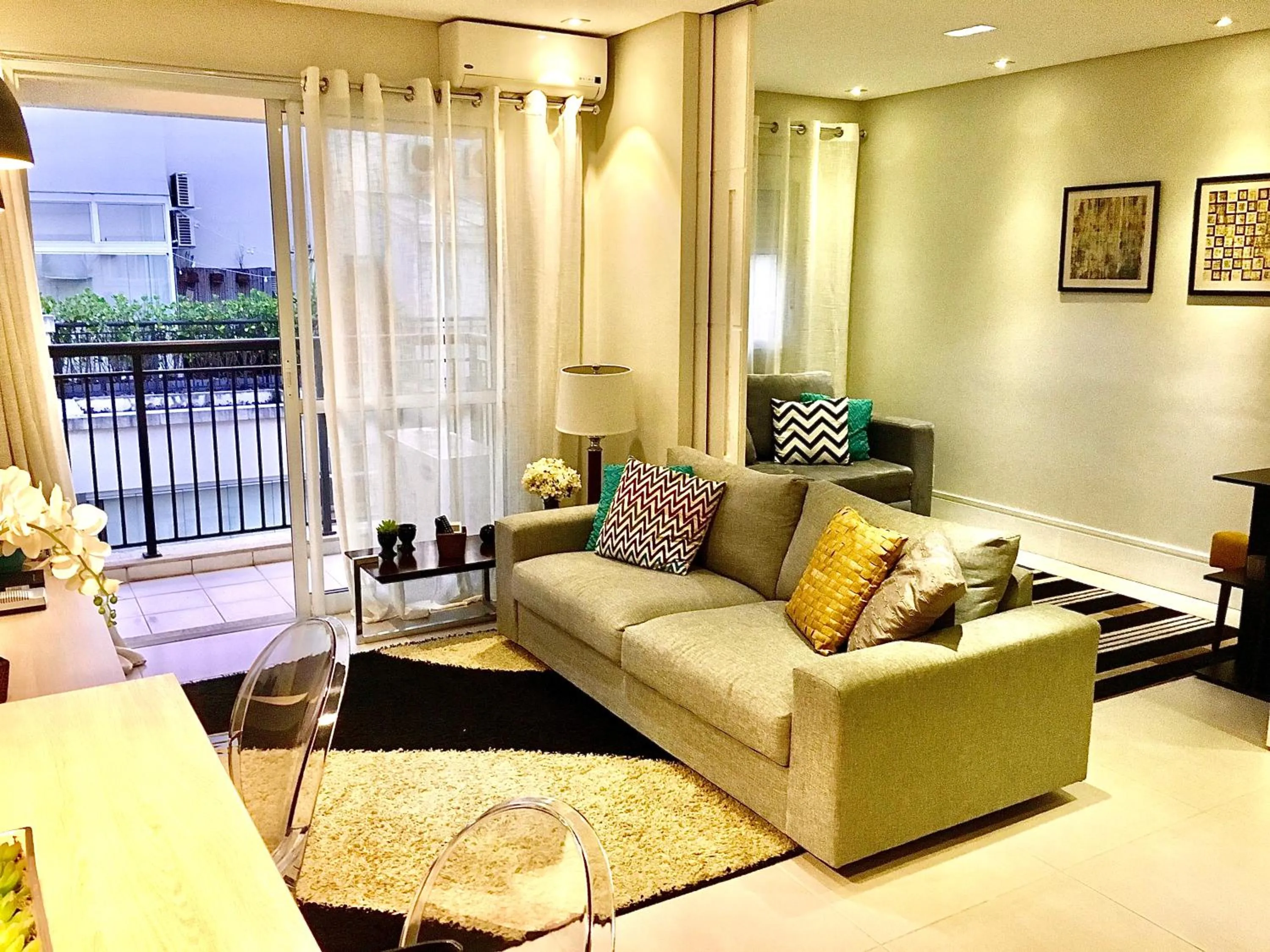 Living room in Menara - Perto do Hospital Albert Einstein e MorumBIS