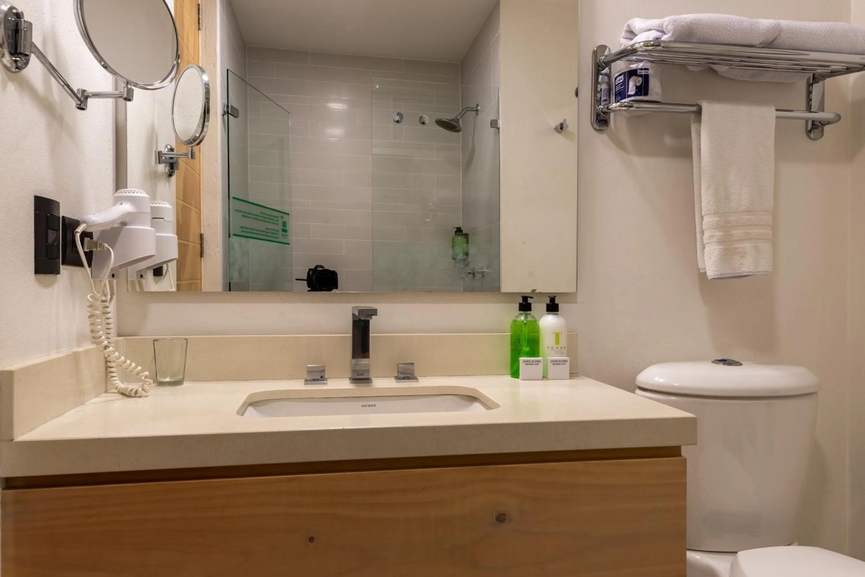Bathroom in Terra Biohotel
