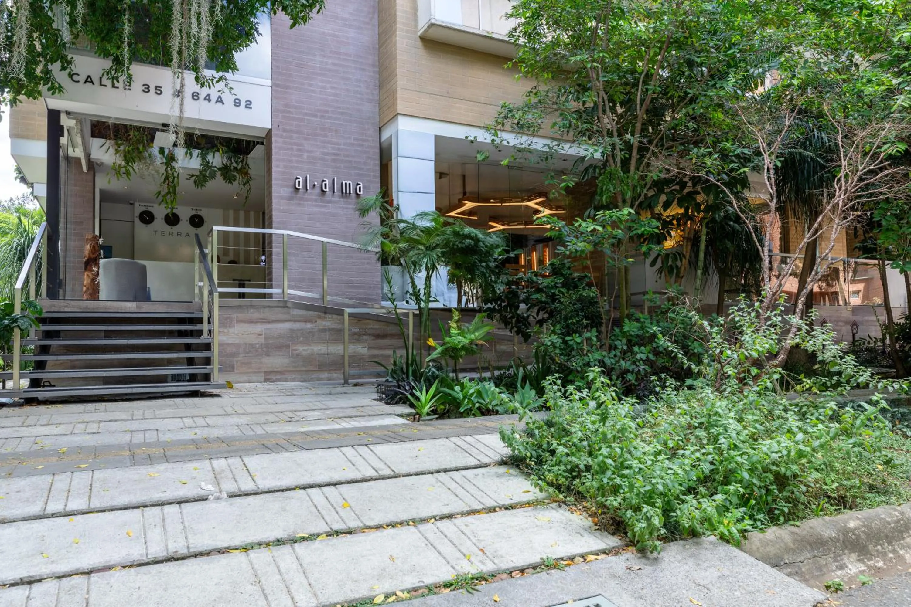 Facade/entrance in Terra Biohotel