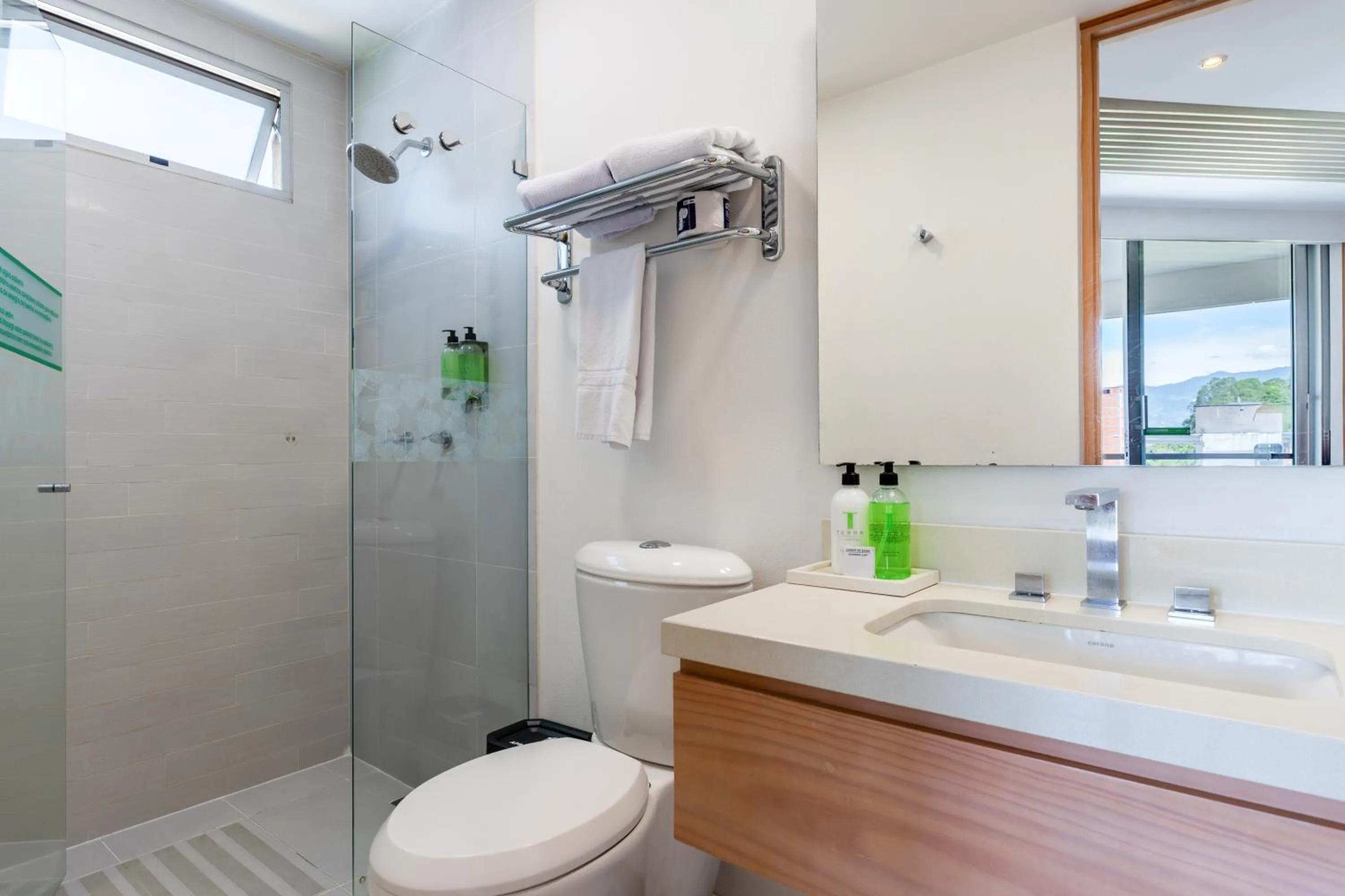 Shower in Terra Biohotel