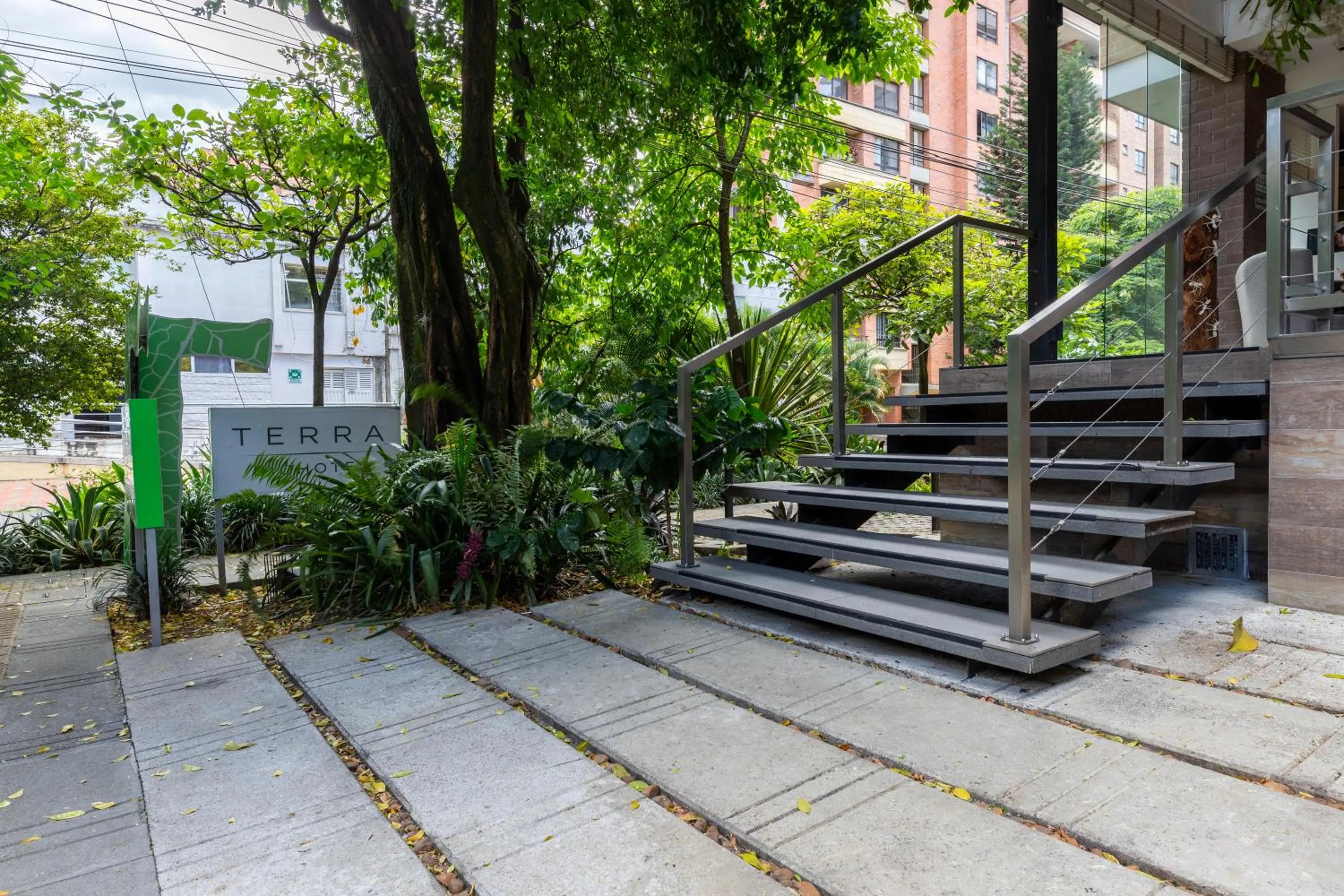 Facade/entrance in Terra Biohotel