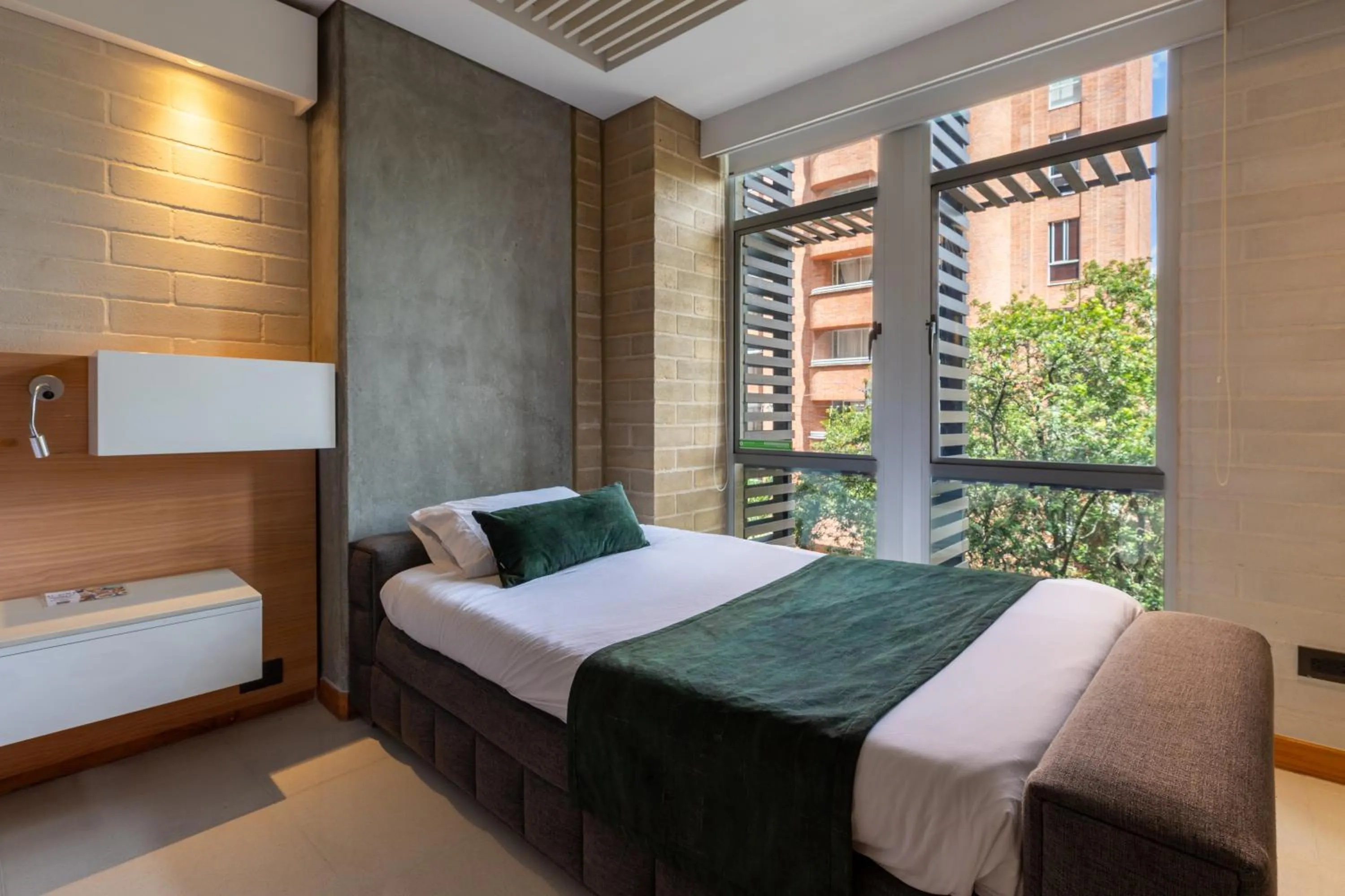 Bed in Terra Biohotel