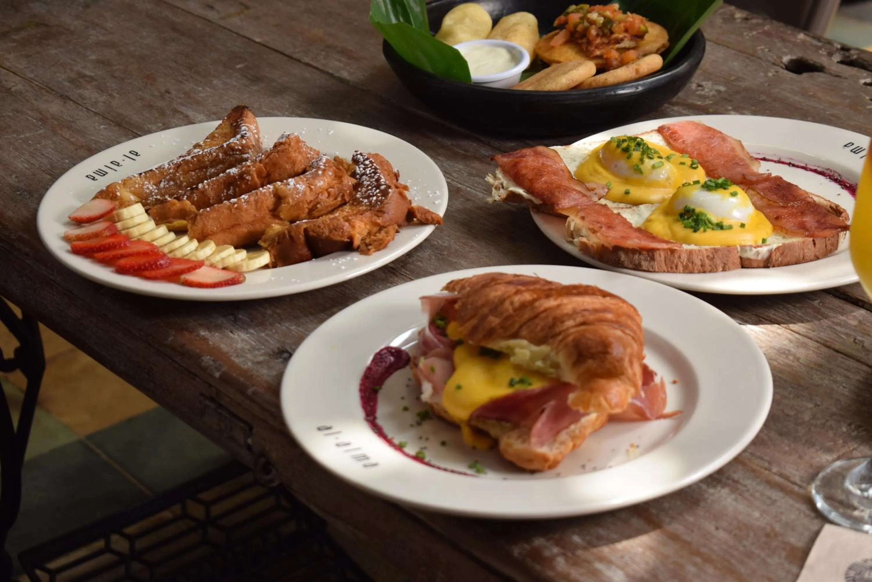 Food close-up in Terra Biohotel