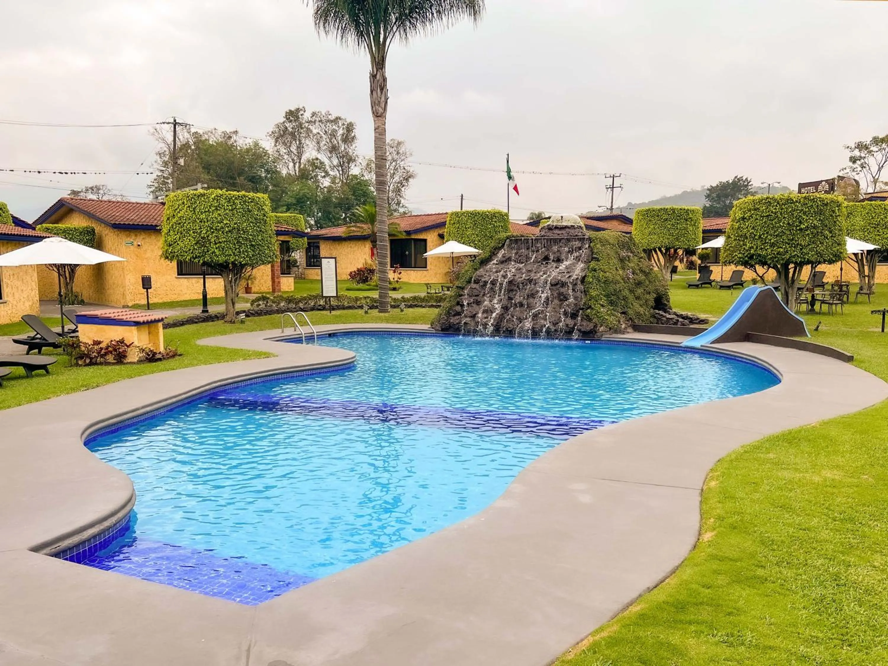 Swimming pool in Villas Layfer, Córdoba, Veracruz, Mexico