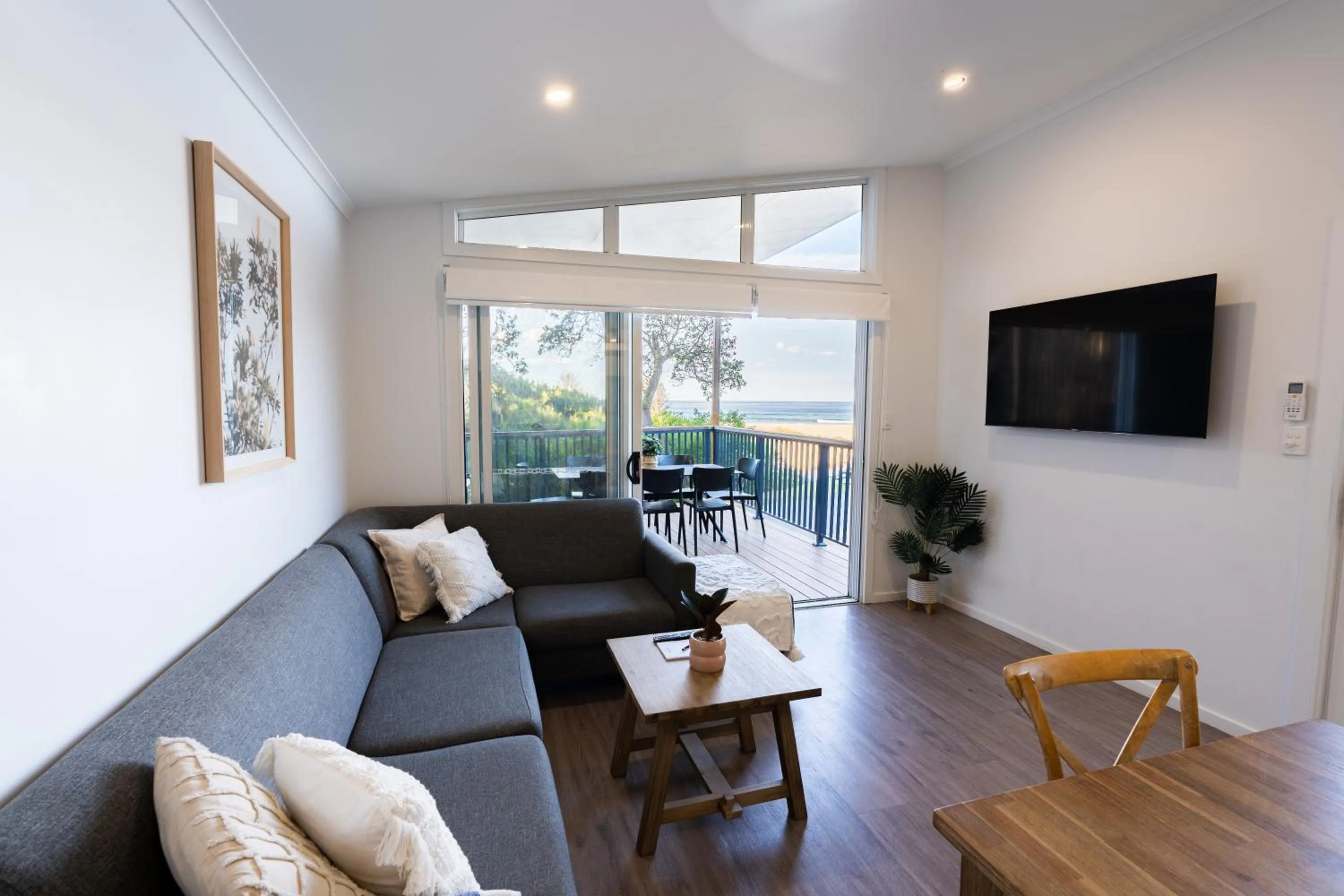 Living room in BIG4 Tasman Holiday Parks - Racecourse Beach