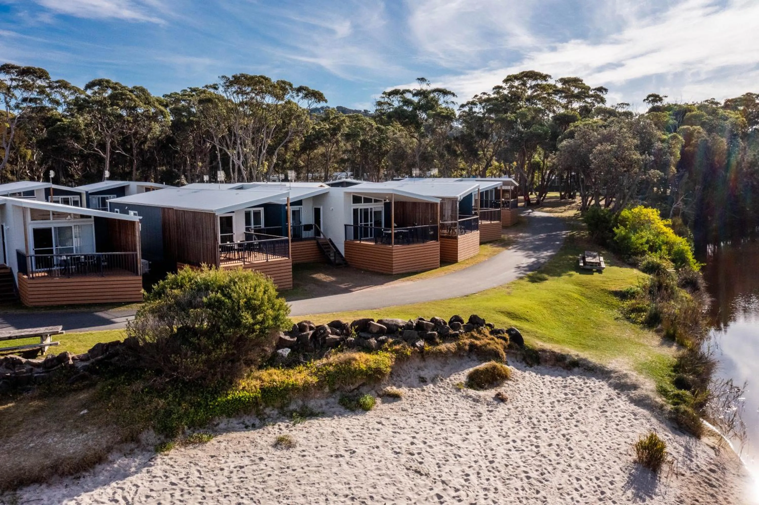 Property building in BIG4 Tasman Holiday Parks - Racecourse Beach