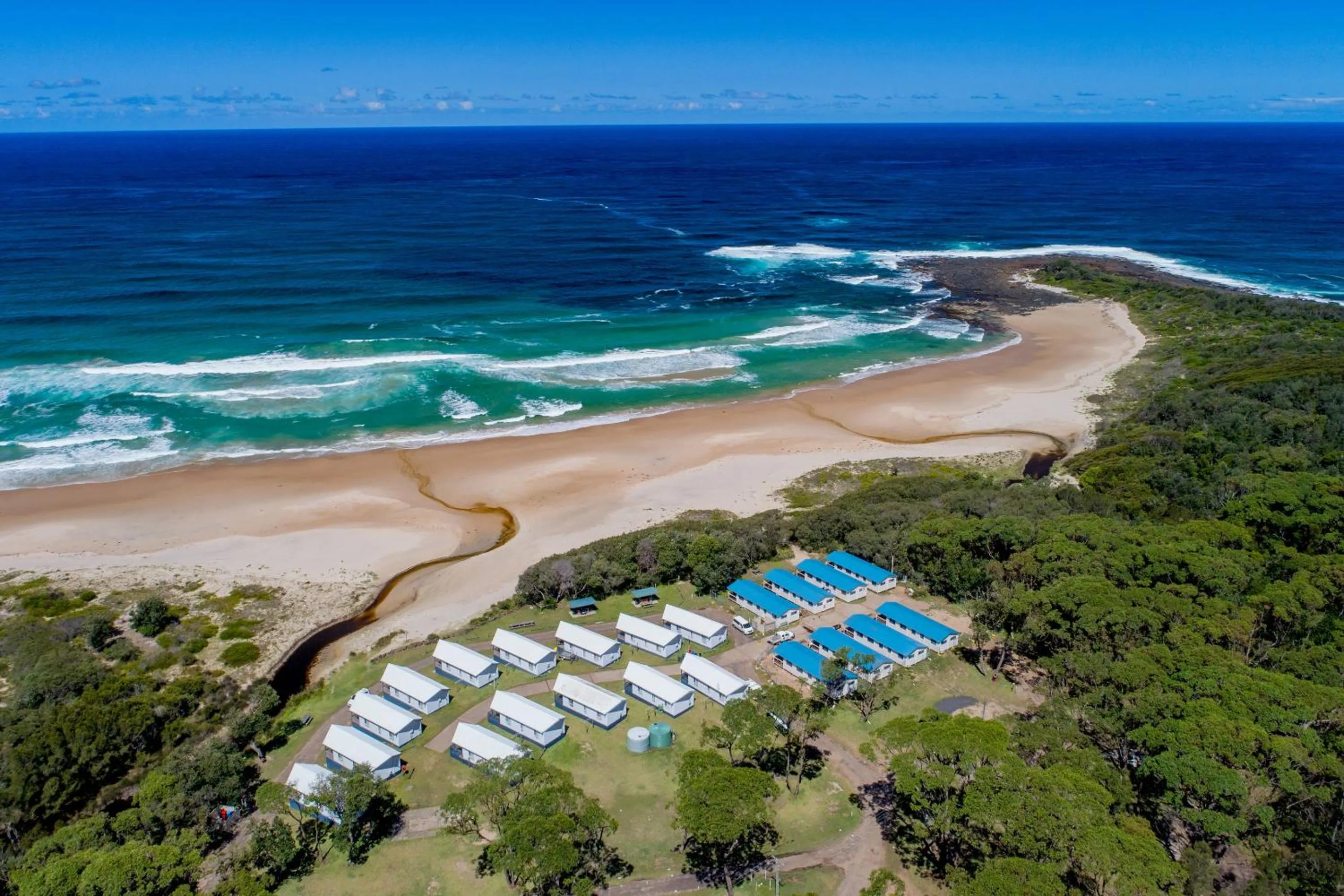 Bird's eye view in BIG4 Tasman Holiday Parks - Racecourse Beach