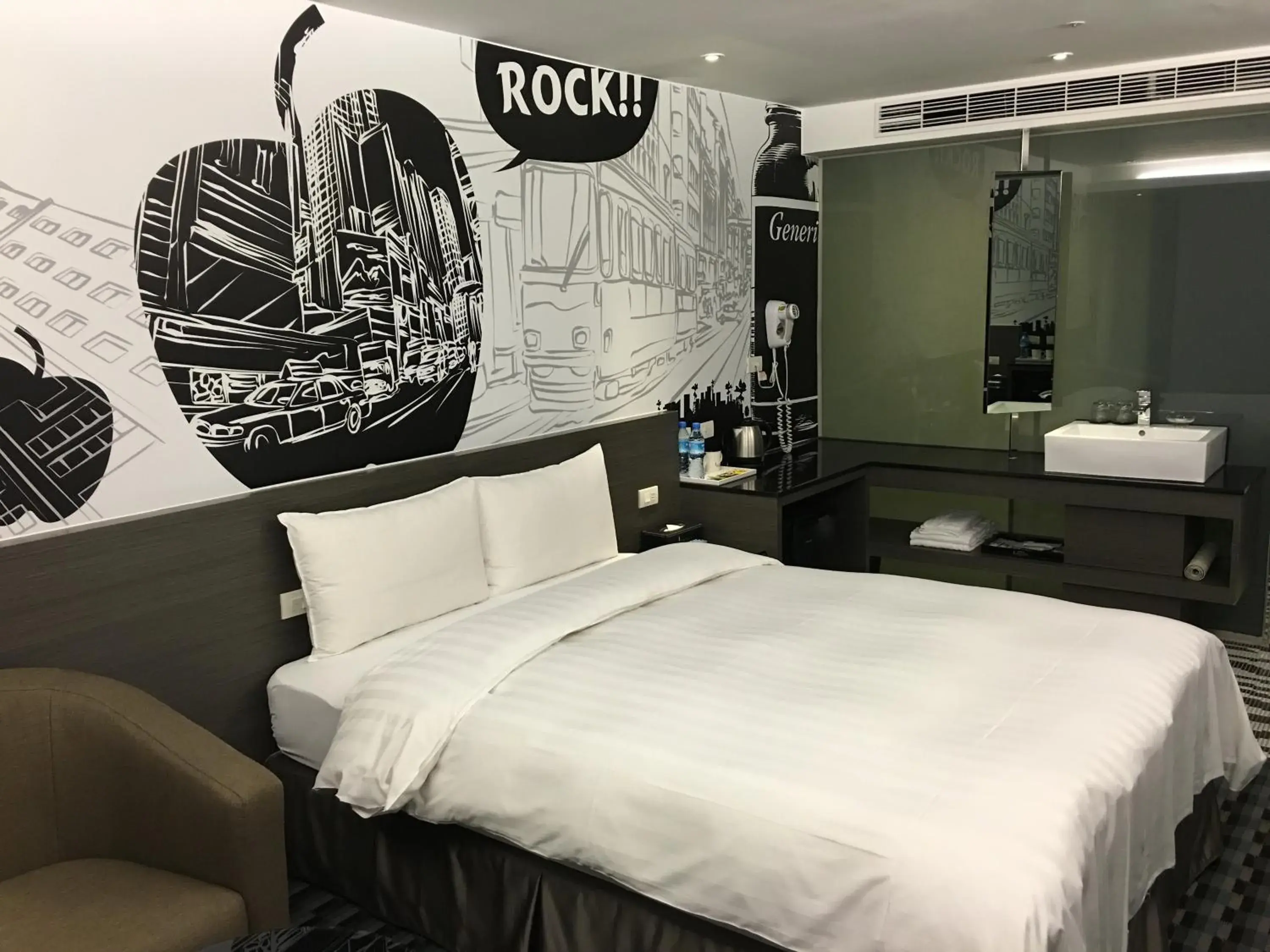 Bed in Chiayi Look Hotel Bed in Chiayi Look Hotel