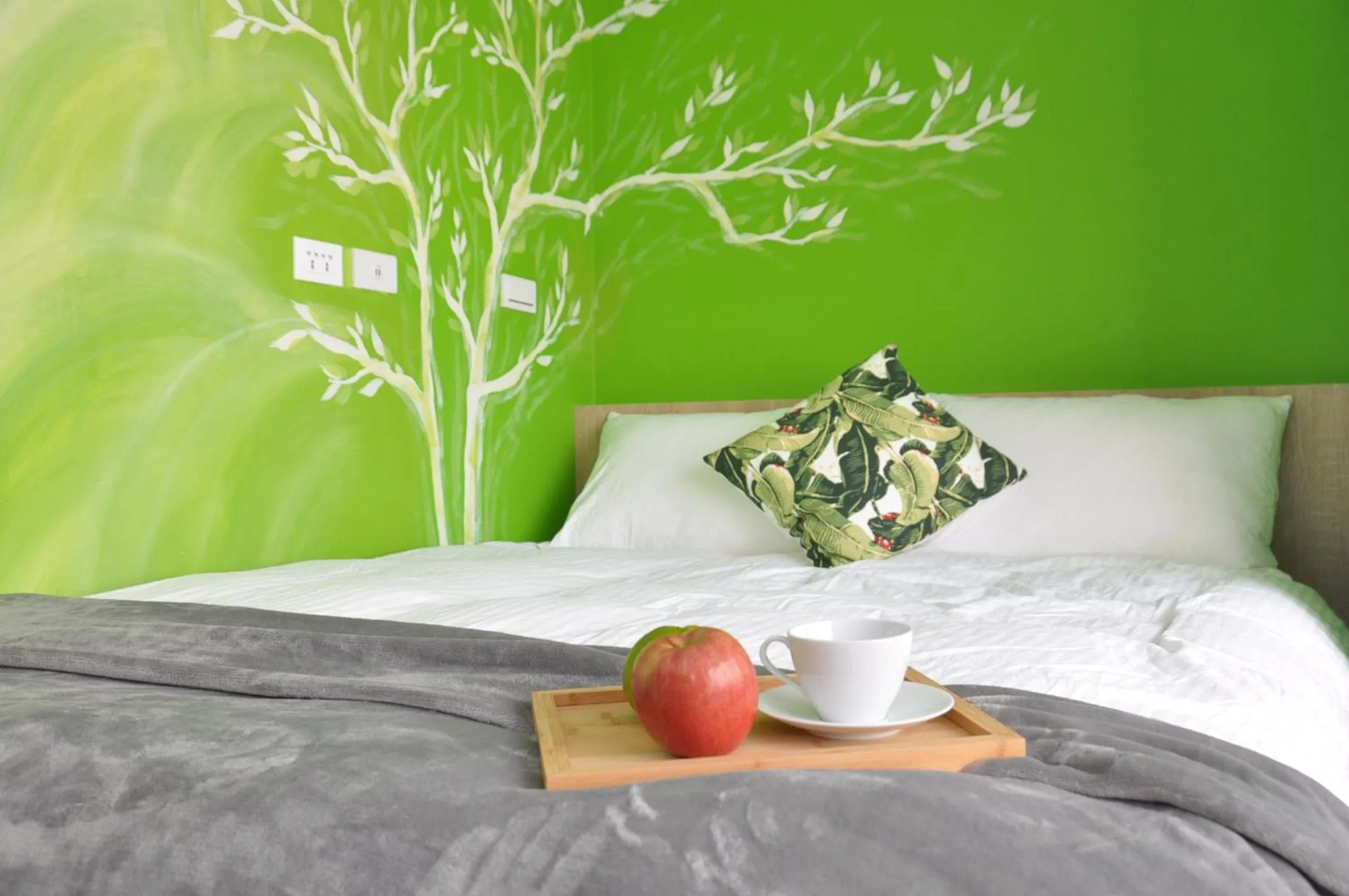 Bed in Paper Plane Hostel