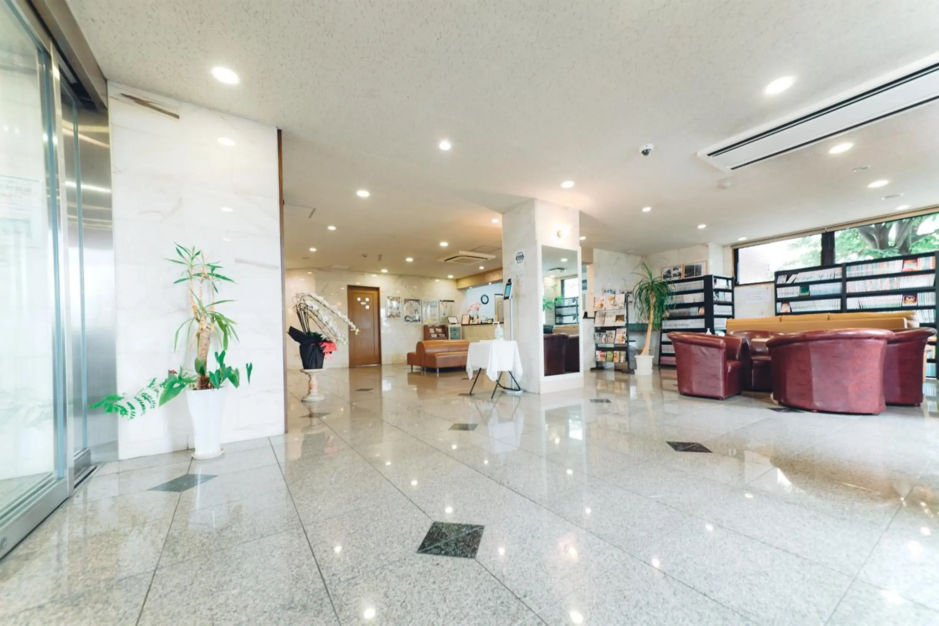 Lobby or reception in Plaza Hotel Nogata Lobby or reception in Plaza Hotel Nogata