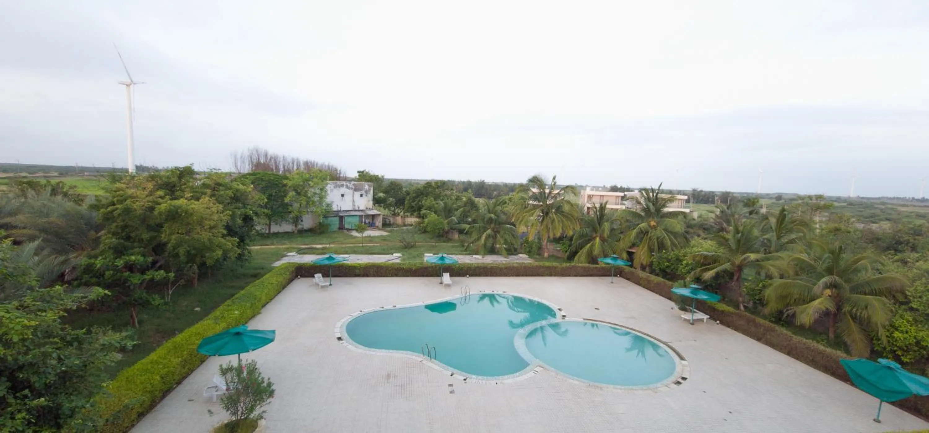 Bird's eye view in Goverdhan Greens Resort Dwarka l Hotels In Dwarka