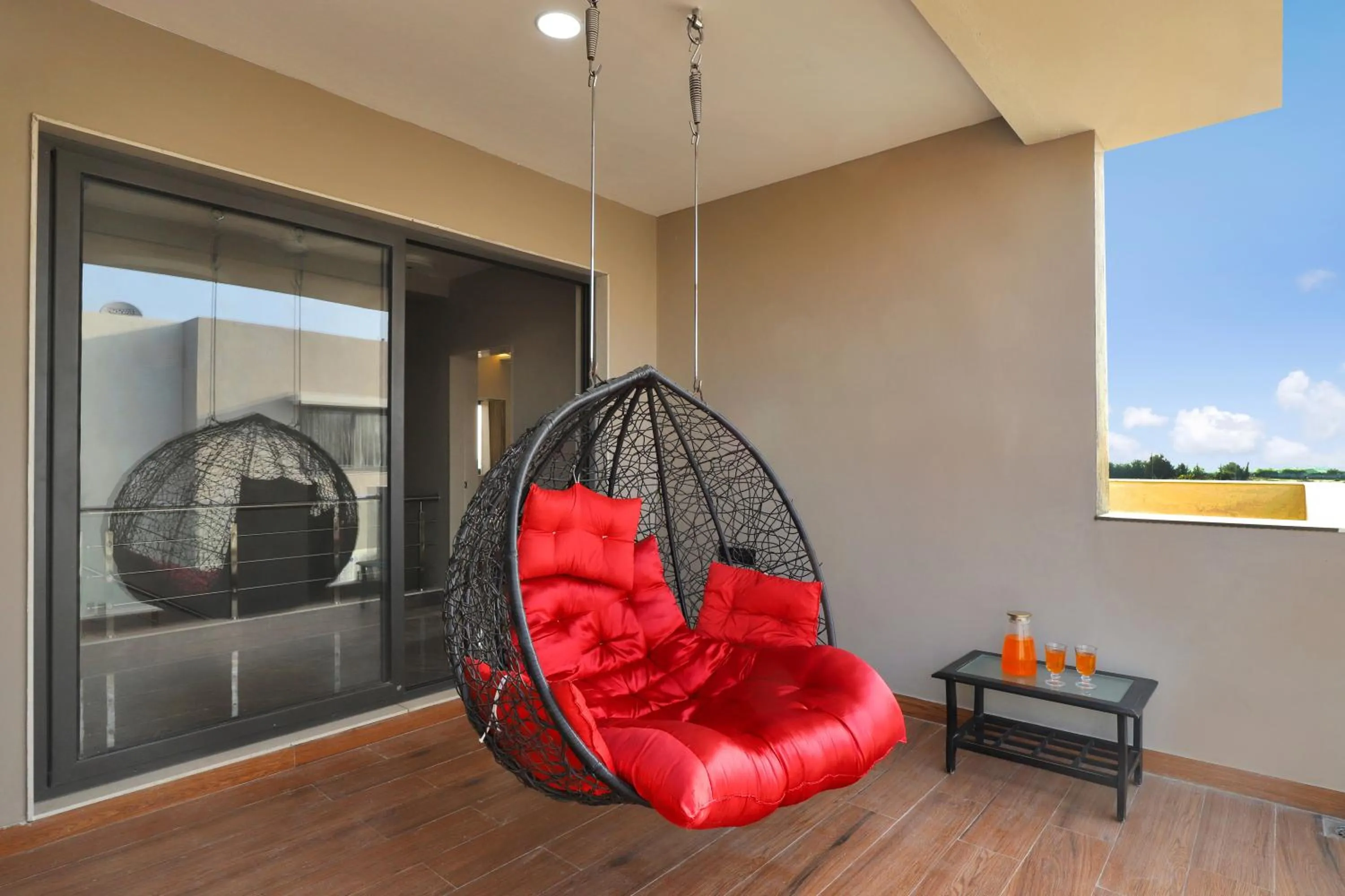 Patio in Goverdhan Greens Resort Dwarka l Hotels In Dwarka