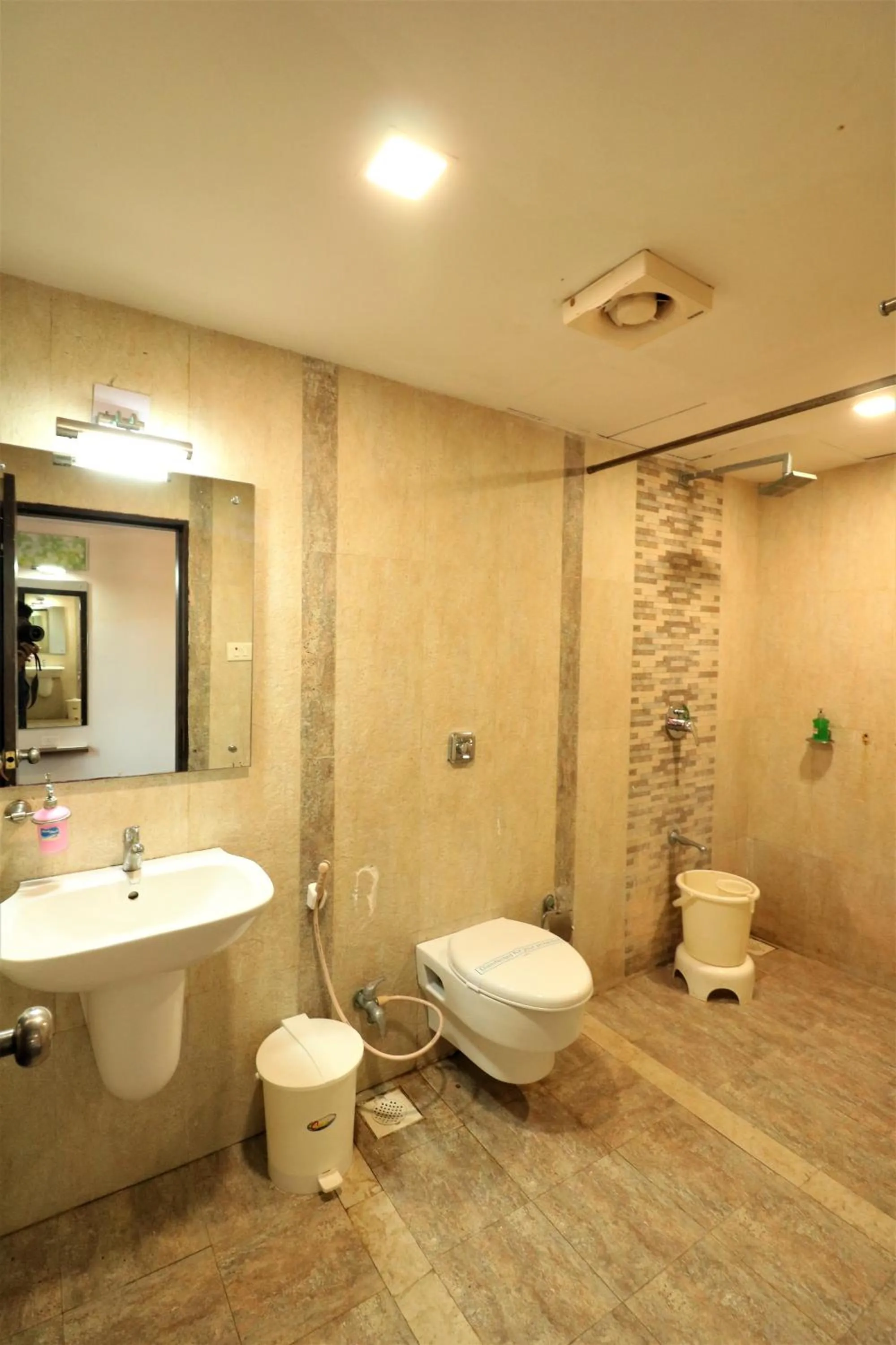 Bathroom in Goverdhan Greens Resort Dwarka l Hotels In Dwarka