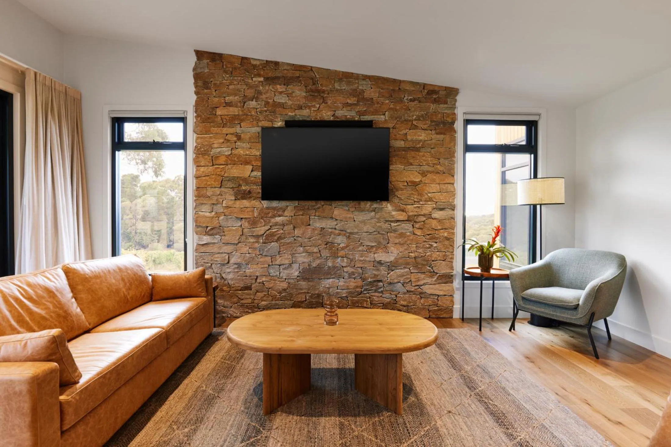 Seating area in Longview Vineyard