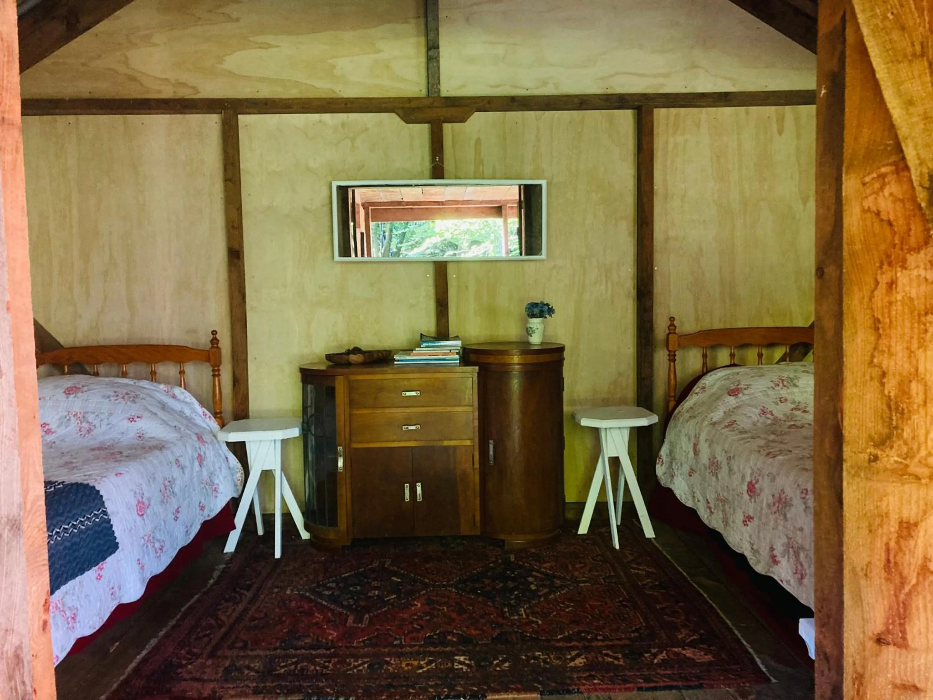 Bed in Waikonini Homestead